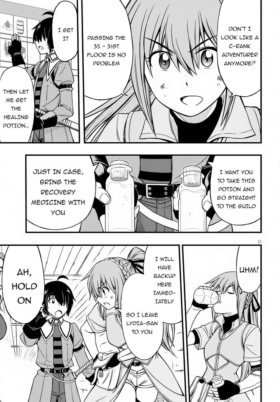 Page 12 Chapter 4 Hazure Aka Madoushi wa Kenja Time ni Musou Suru