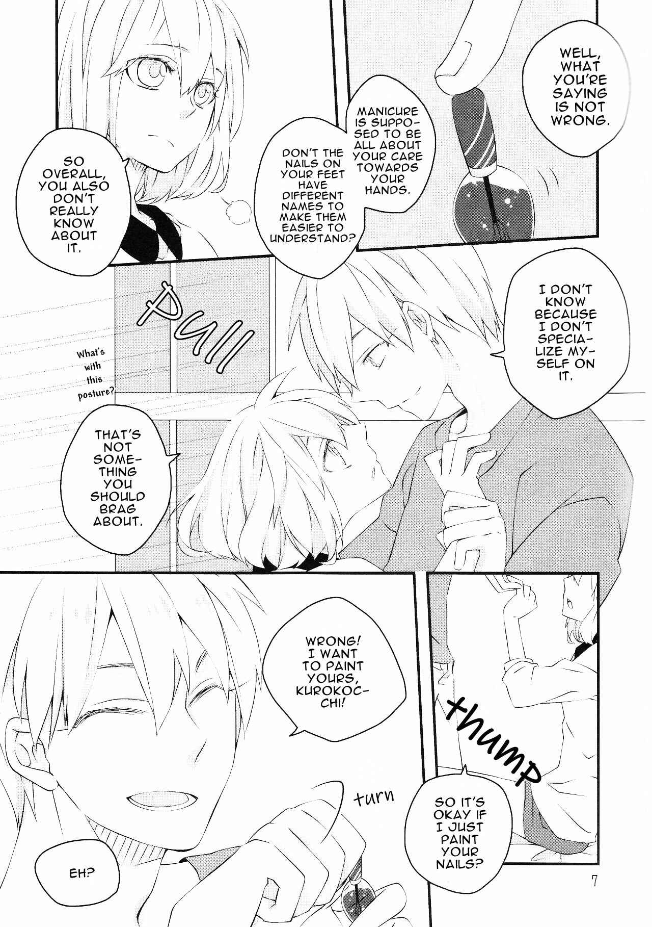 Page 7 Chapter Unknown_0304 Kuroko no Basket - Pedicure Time (Doujinshi)