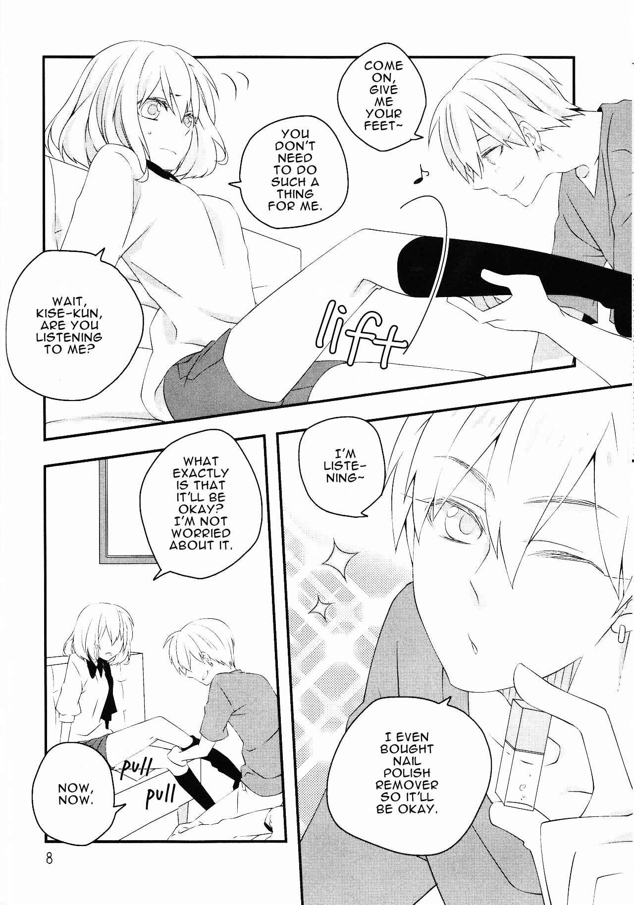 Page 8 Chapter Unknown_0304 Kuroko no Basket - Pedicure Time (Doujinshi)
