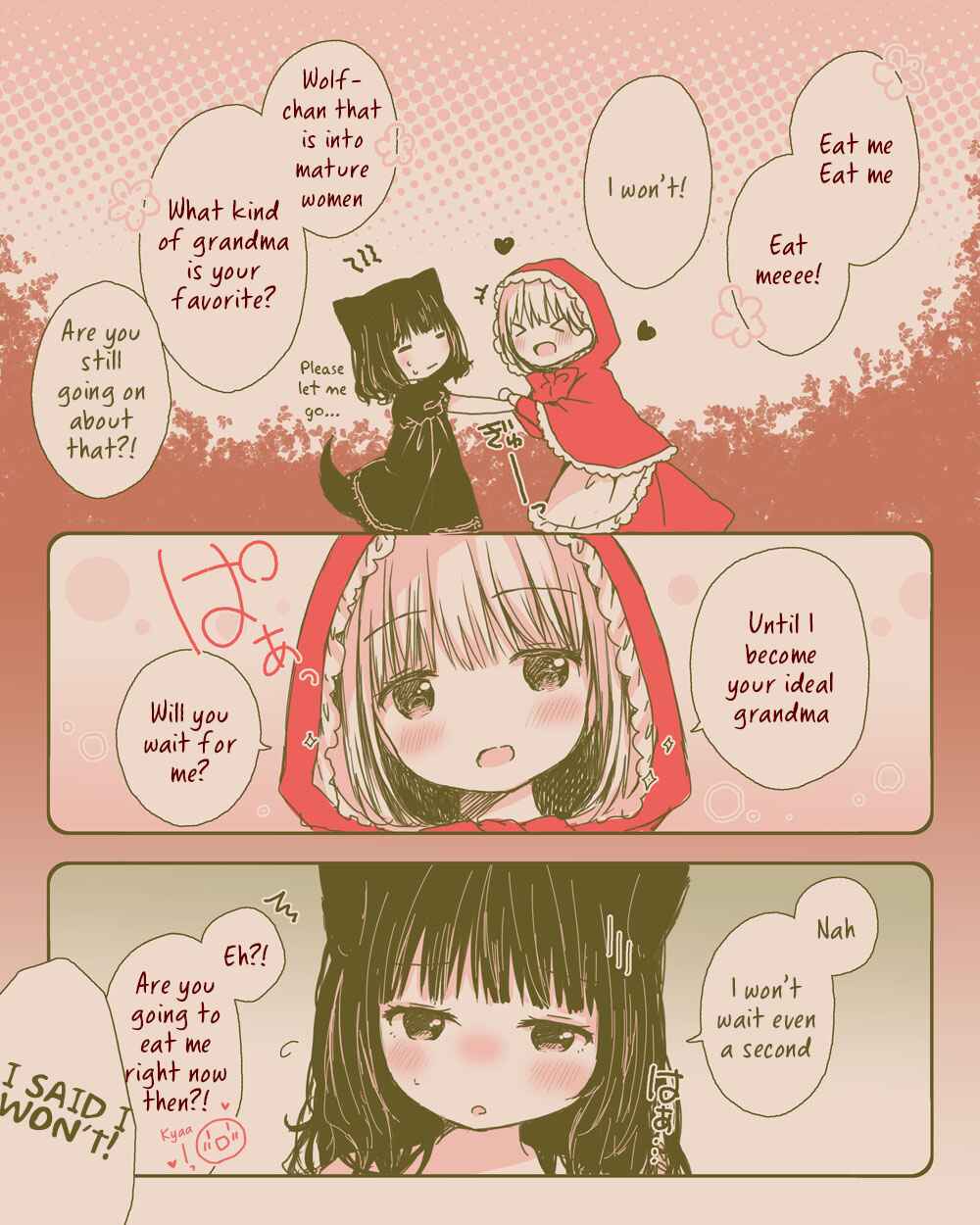 Page 2 Chapter 1 Daring Little Red Riding Hood and Herbivorous Wolf-chan