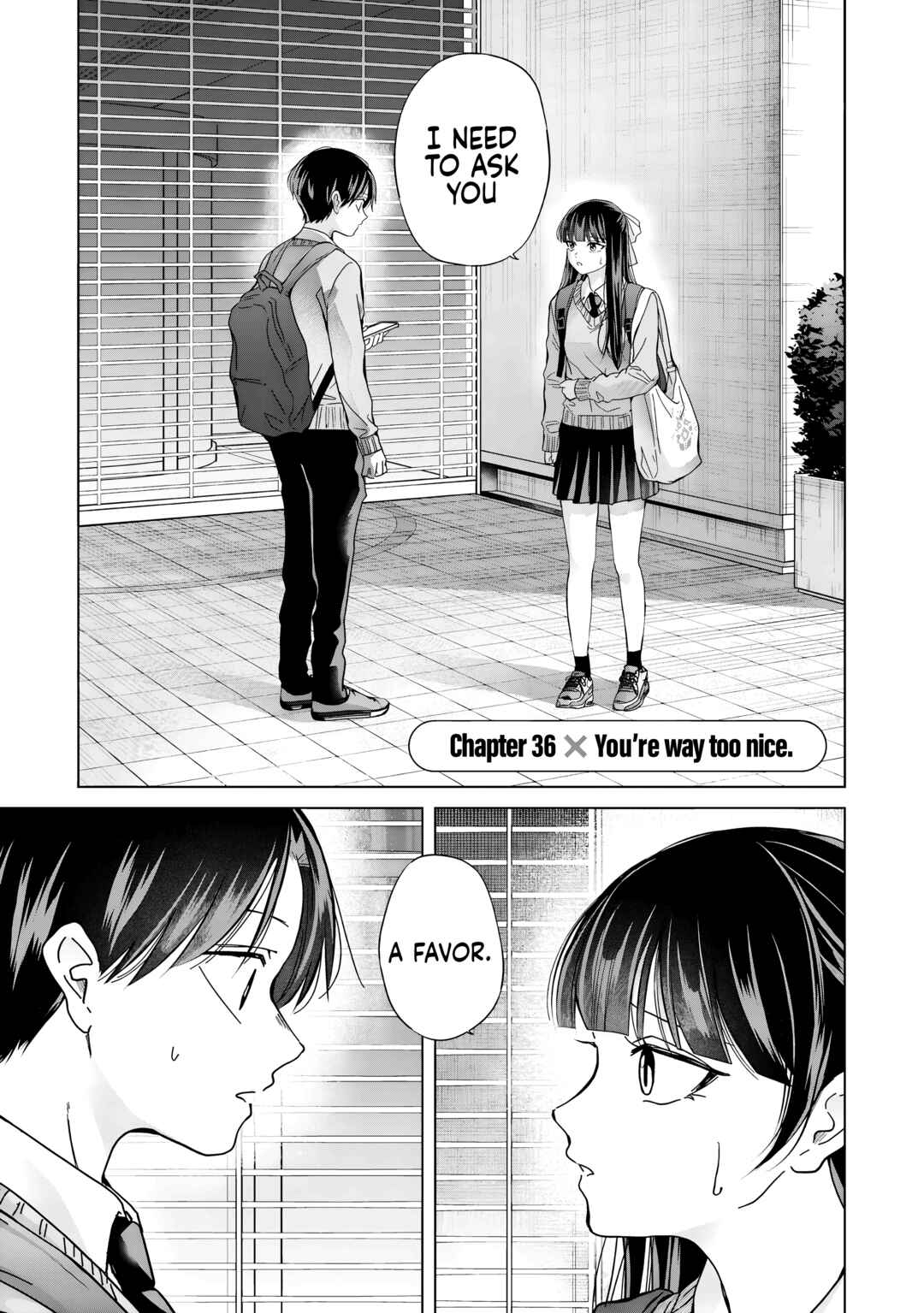 Page 1 Chapter 36 Kusunoki-san wa Koukou Debut ni Shippai Shite Iru