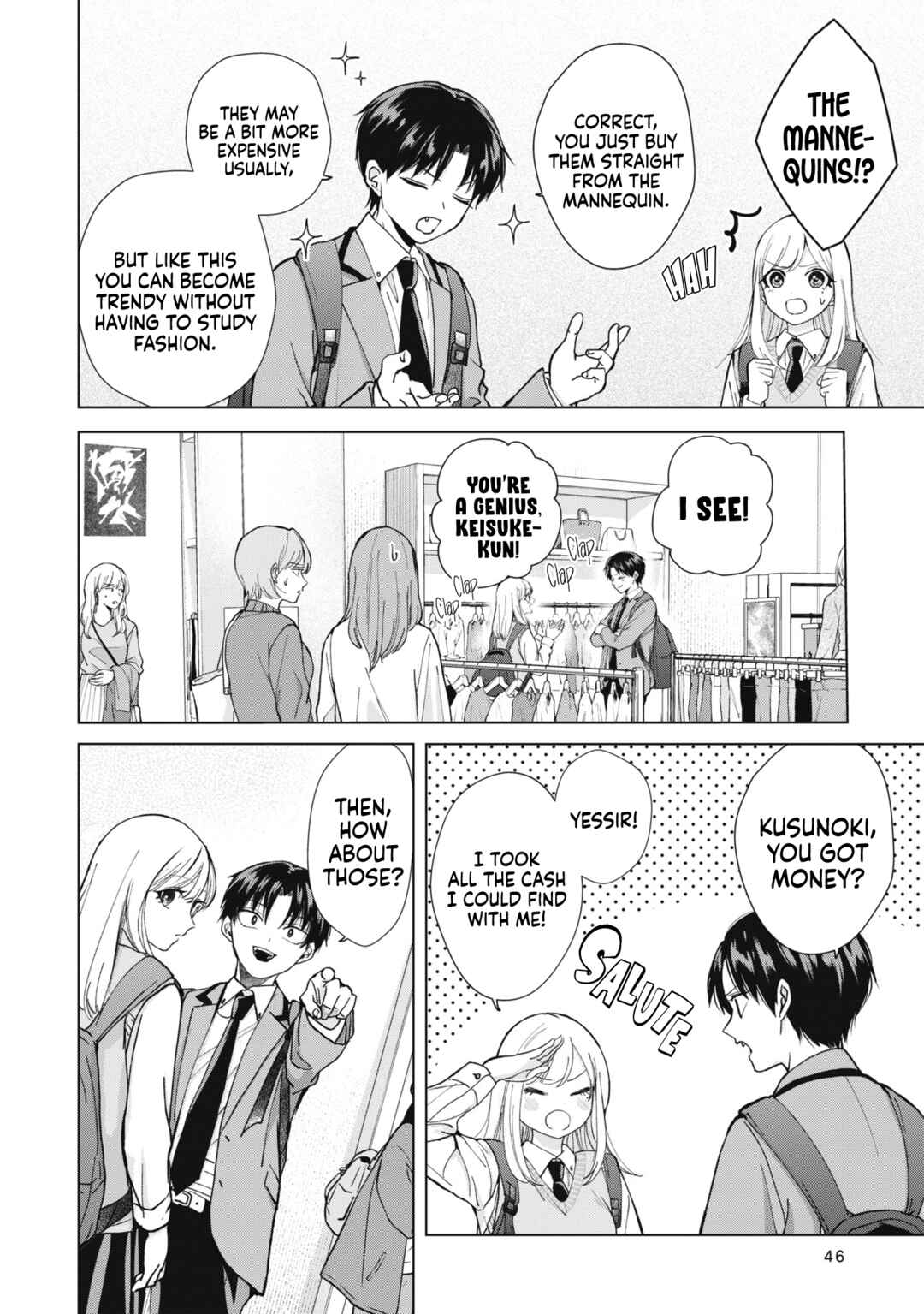 Page 8 Chapter 10 Kusunoki-san wa Koukou Debut ni Shippai Shite Iru