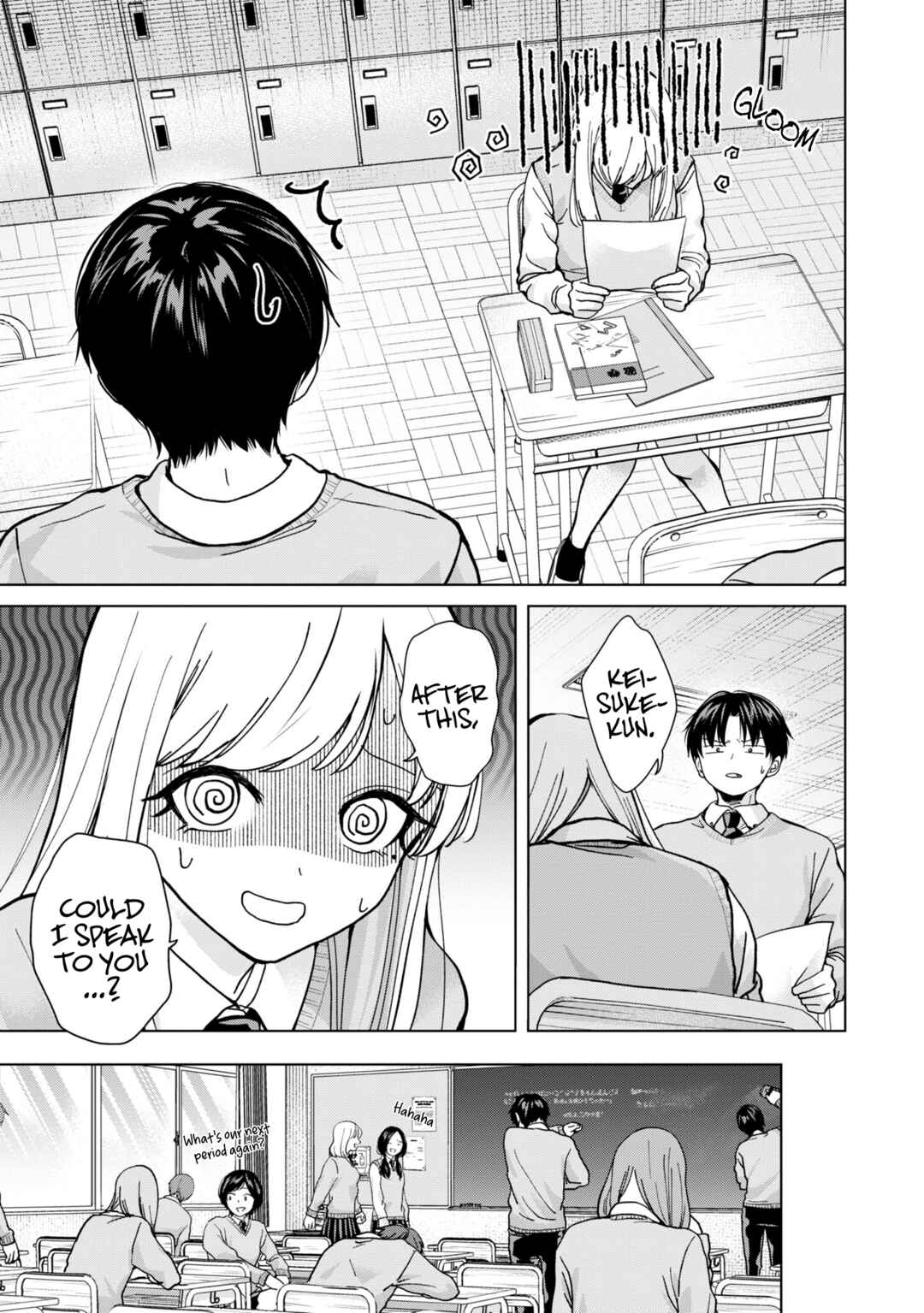 Page 15 Chapter 14 Kusunoki-san wa Koukou Debut ni Shippai Shite Iru