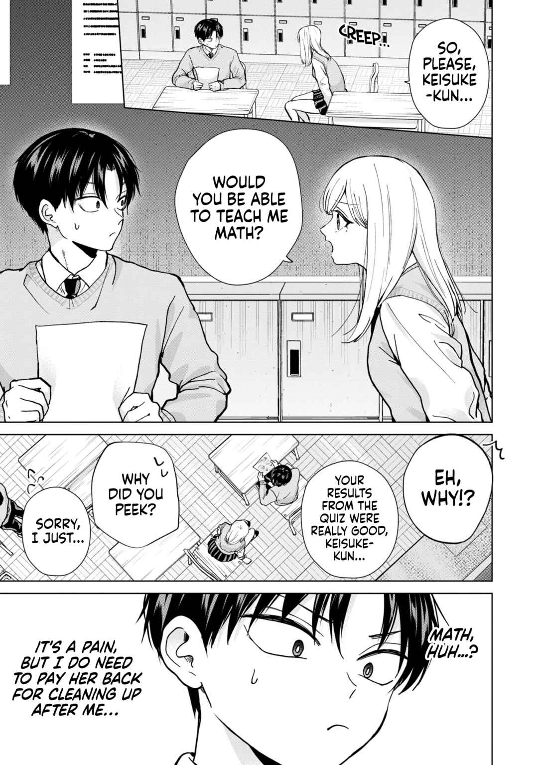 Page 17 Chapter 14 Kusunoki-san wa Koukou Debut ni Shippai Shite Iru