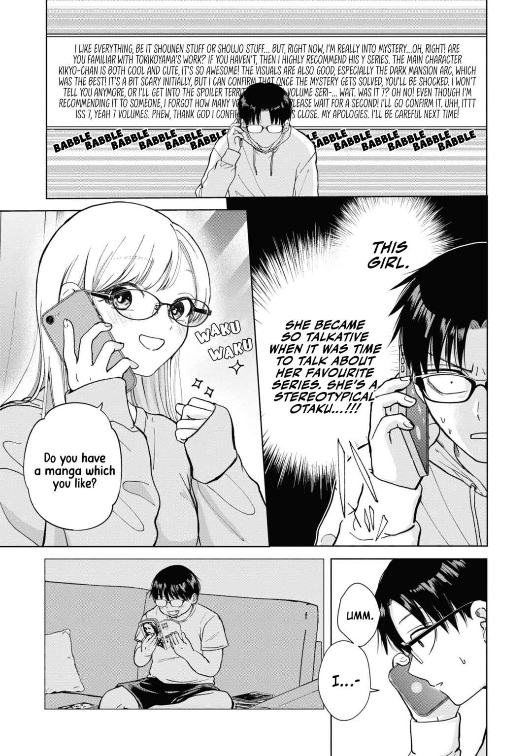 Page 9 Chapter 3 Kusunoki-san wa Koukou Debut ni Shippai Shite Iru