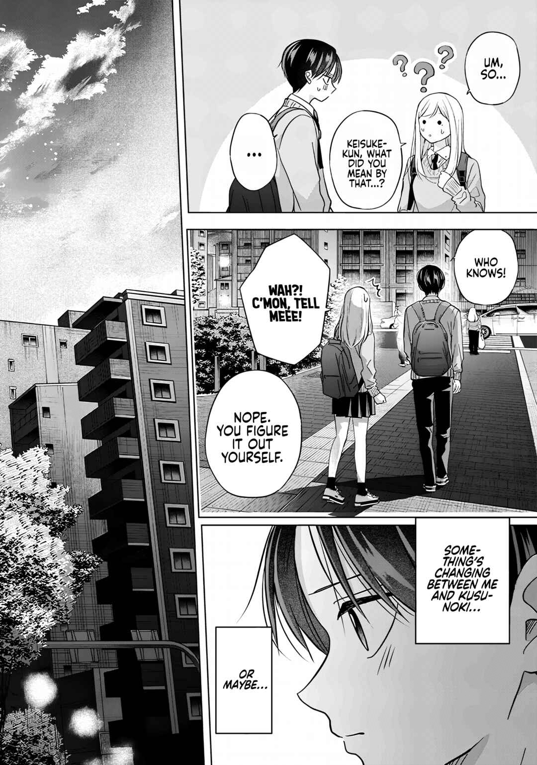 Page 14 Chapter 41.2 Kusunoki-san wa Koukou Debut ni Shippai Shite Iru