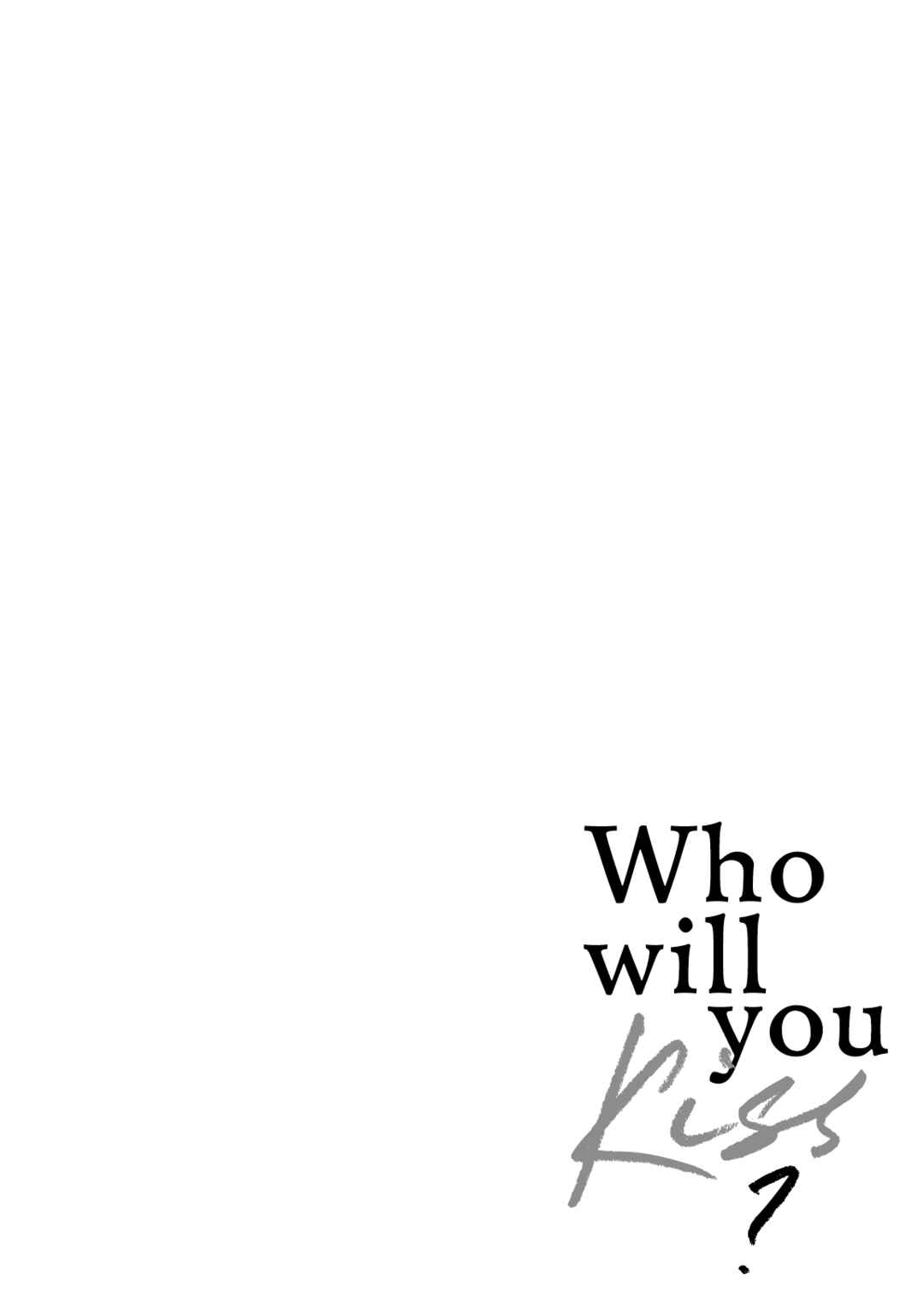 Page 31 Chapter 5 Who Will You Kiss?