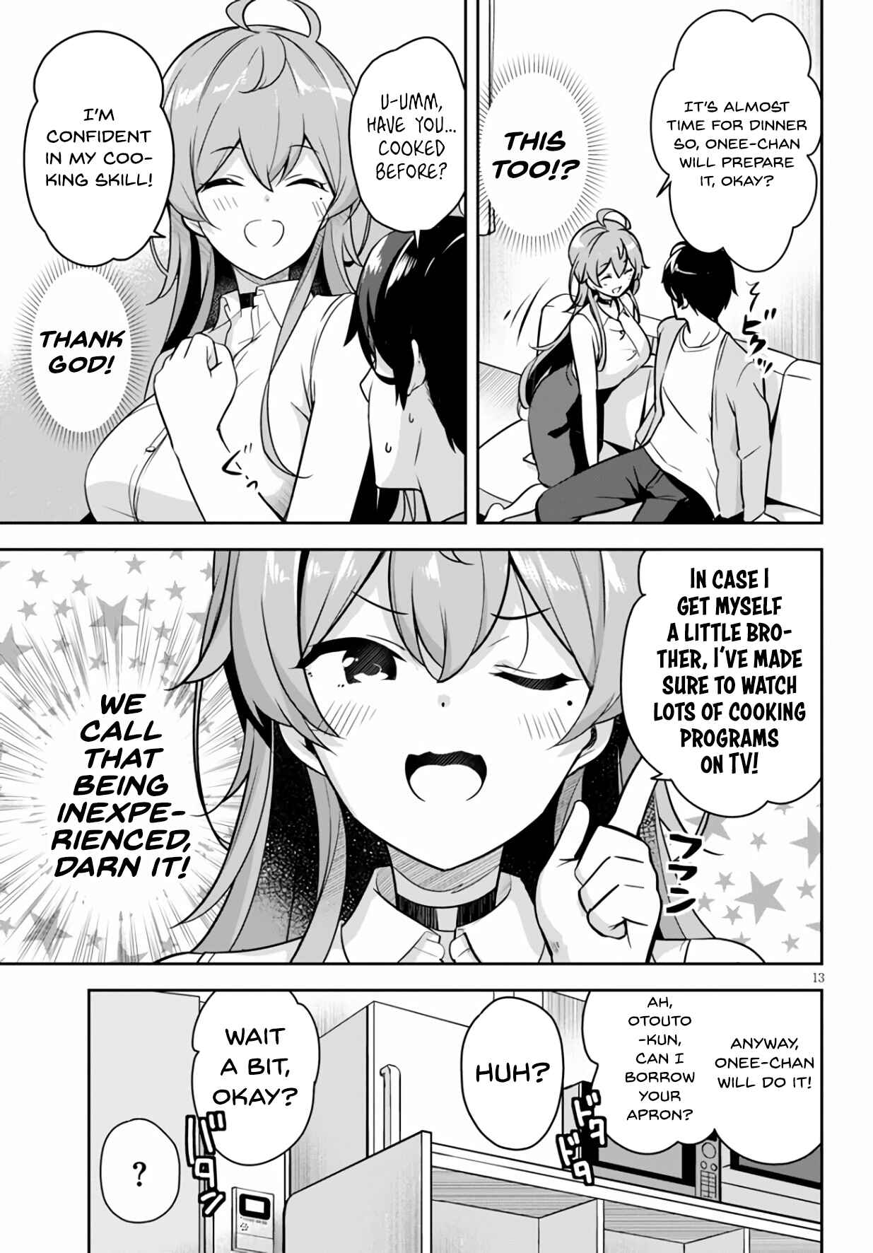 Page 14 Chapter 2 Kyuni Anega Dekimashite!