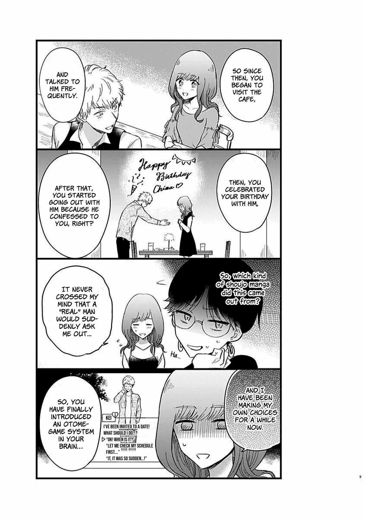 Page 9 Chapter 2 Kanojo no Oshi ga Kirai
