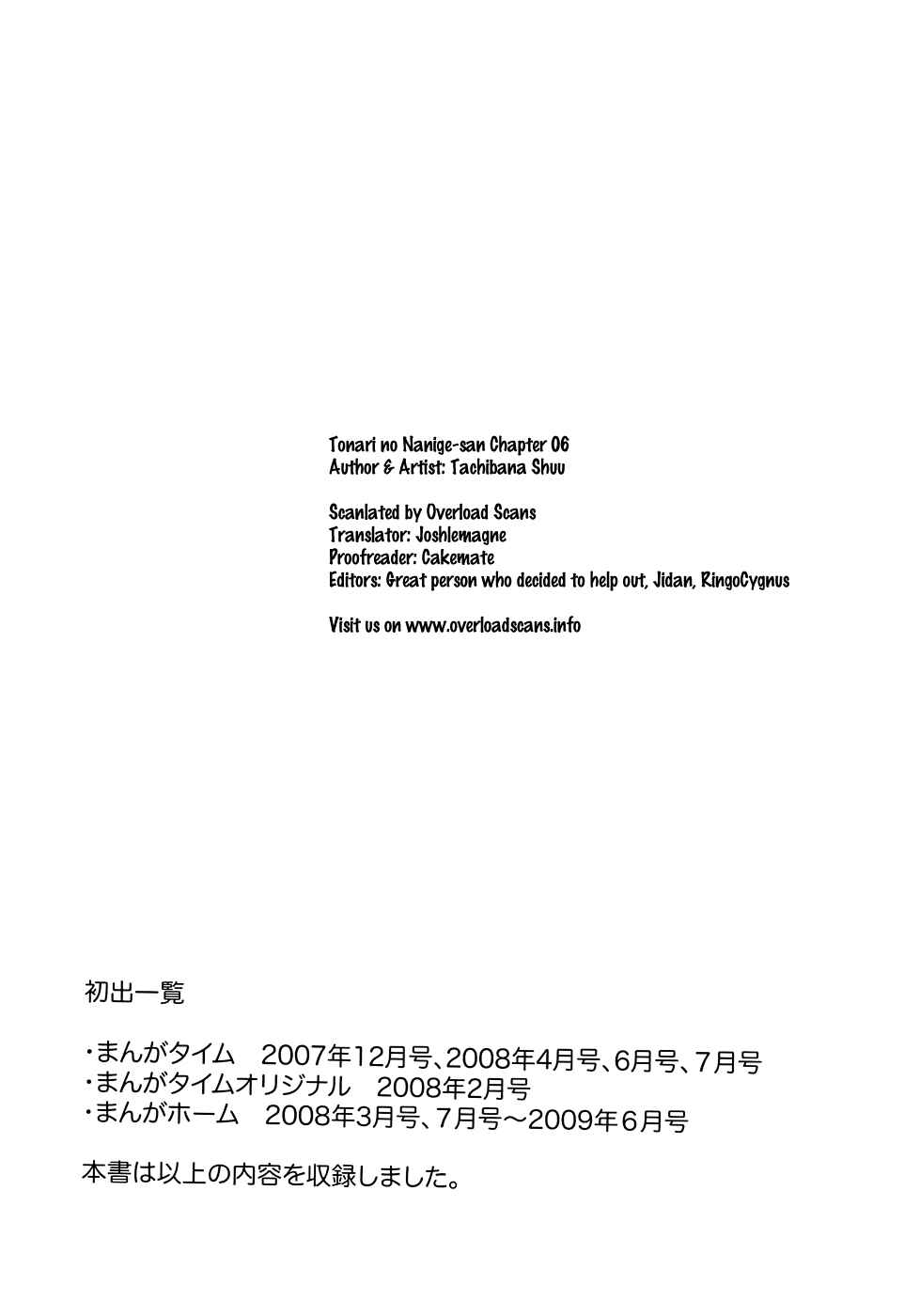Page 22 Chapter 6 Tonari no Nanige-san