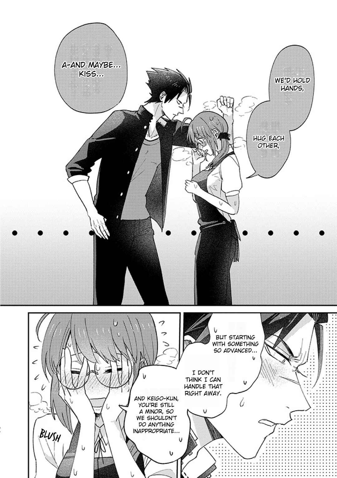 Page 8 Chapter 14 Kowamote Koukousei to Jimiko-san
