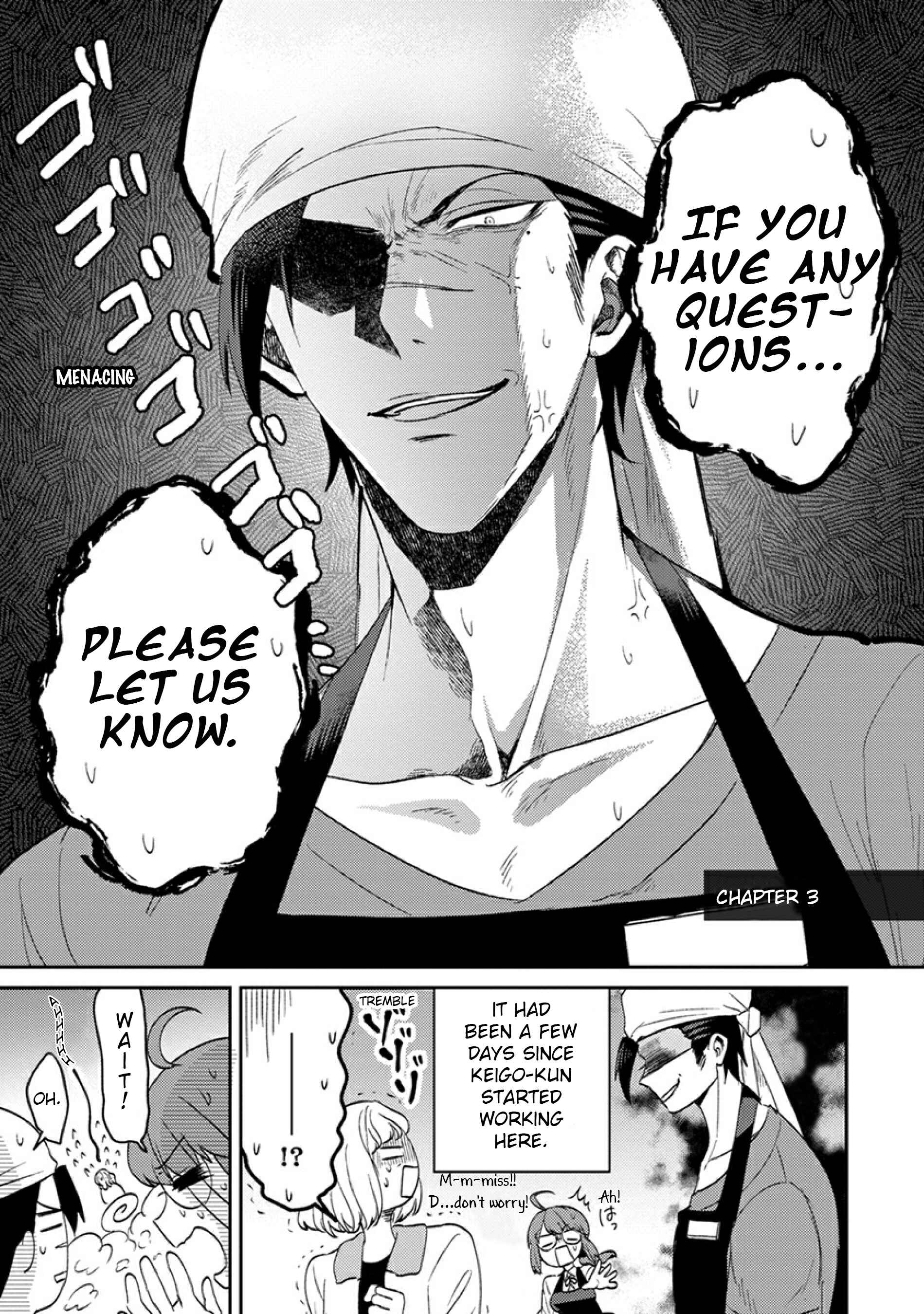 Page 1 Chapter 3 Kowamote Koukousei to Jimiko-san