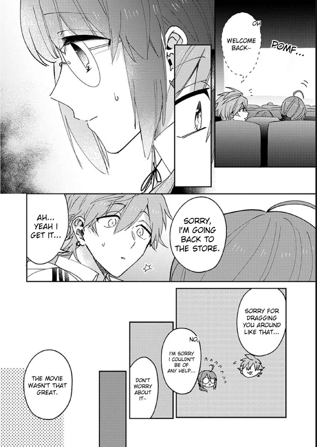 Page 8 Chapter 12 Kowamote Koukousei to Jimiko-san