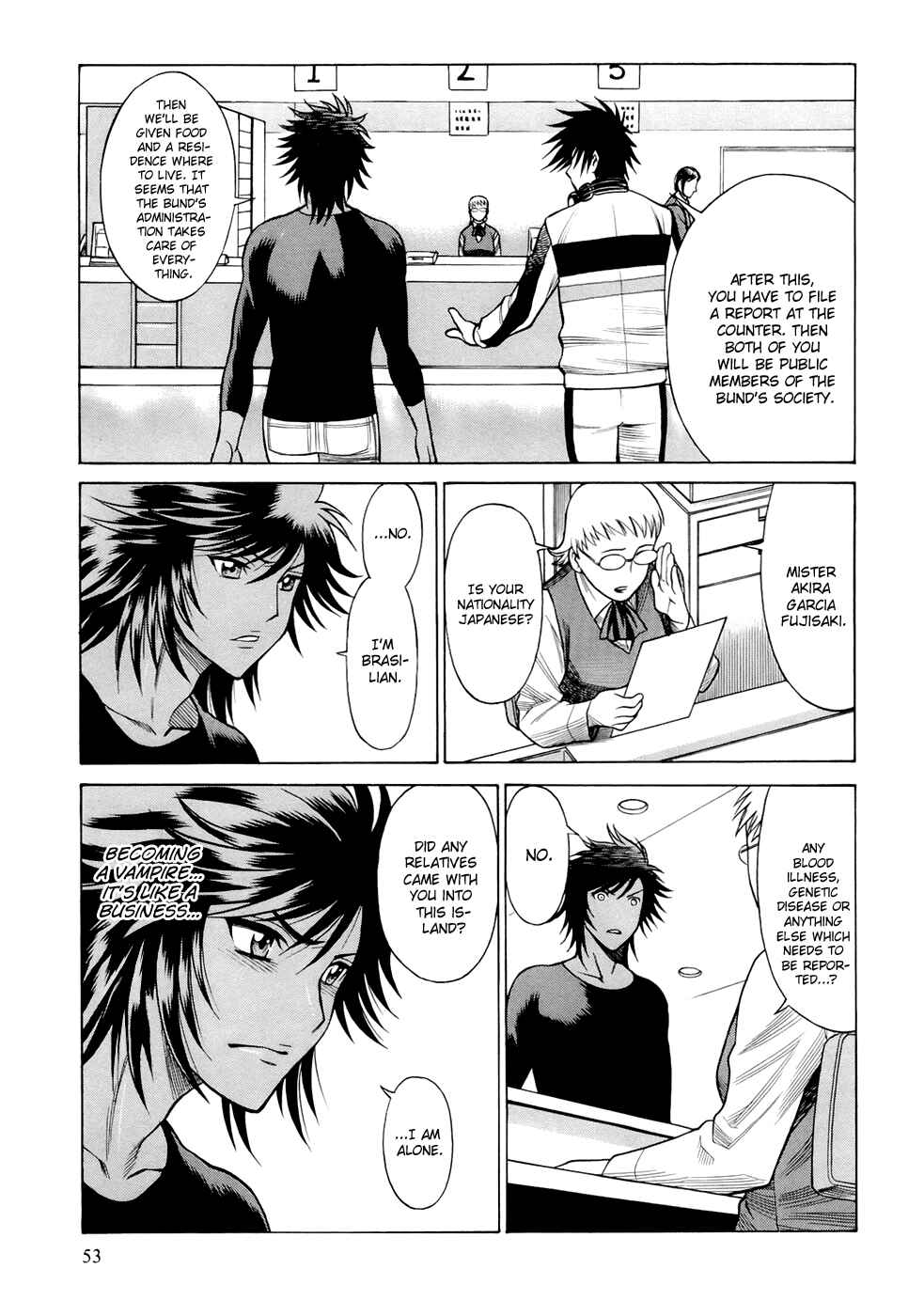 Page 16 Chapter 3 Dive in the Vampire Bund