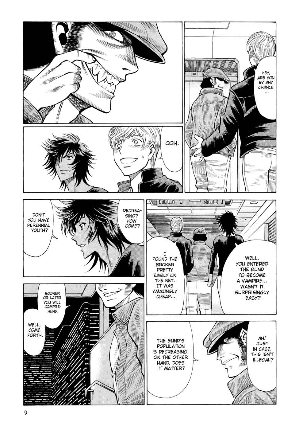 Page 10 Chapter 1 Dive in the Vampire Bund