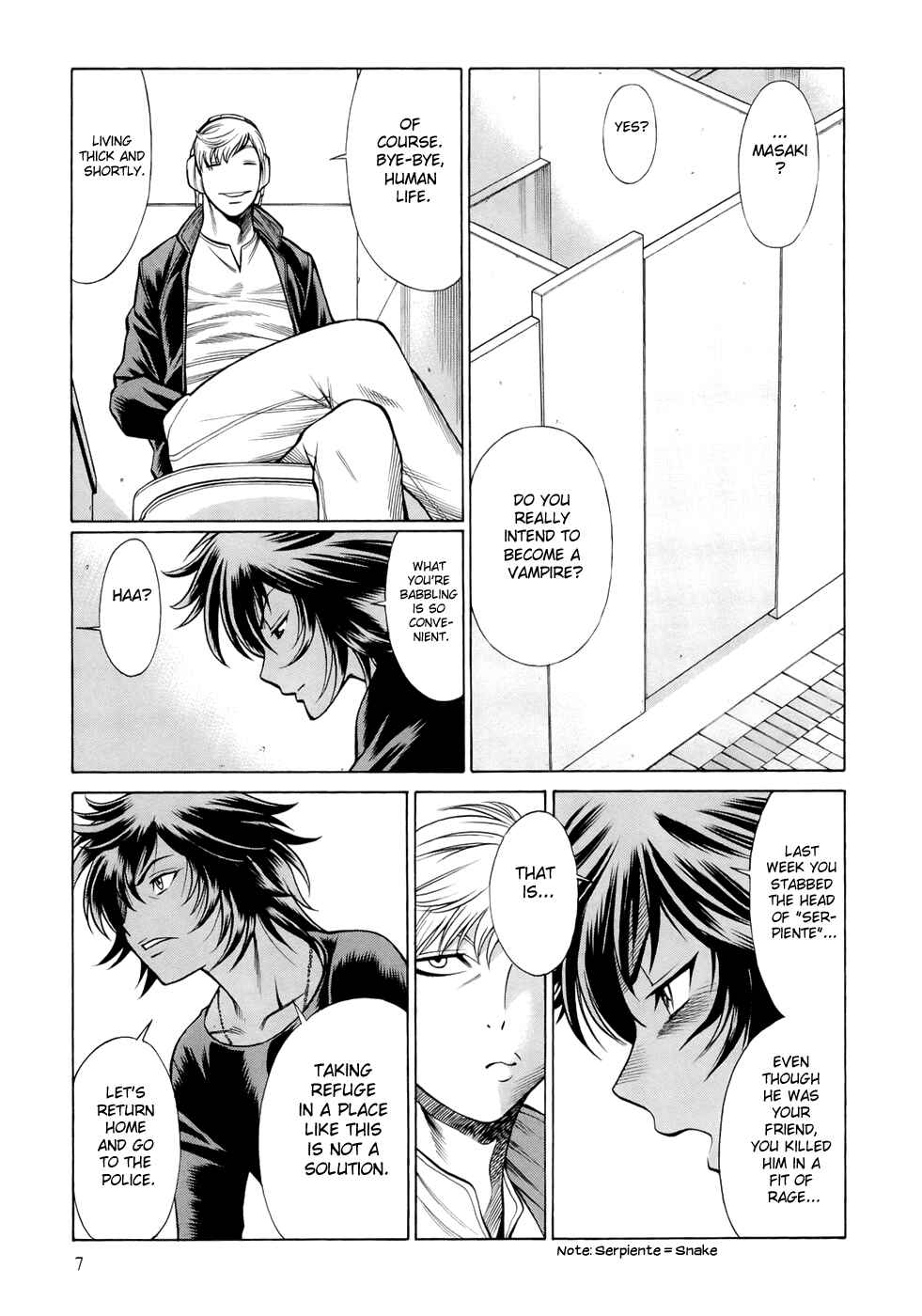 Page 8 Chapter 1 Dive in the Vampire Bund