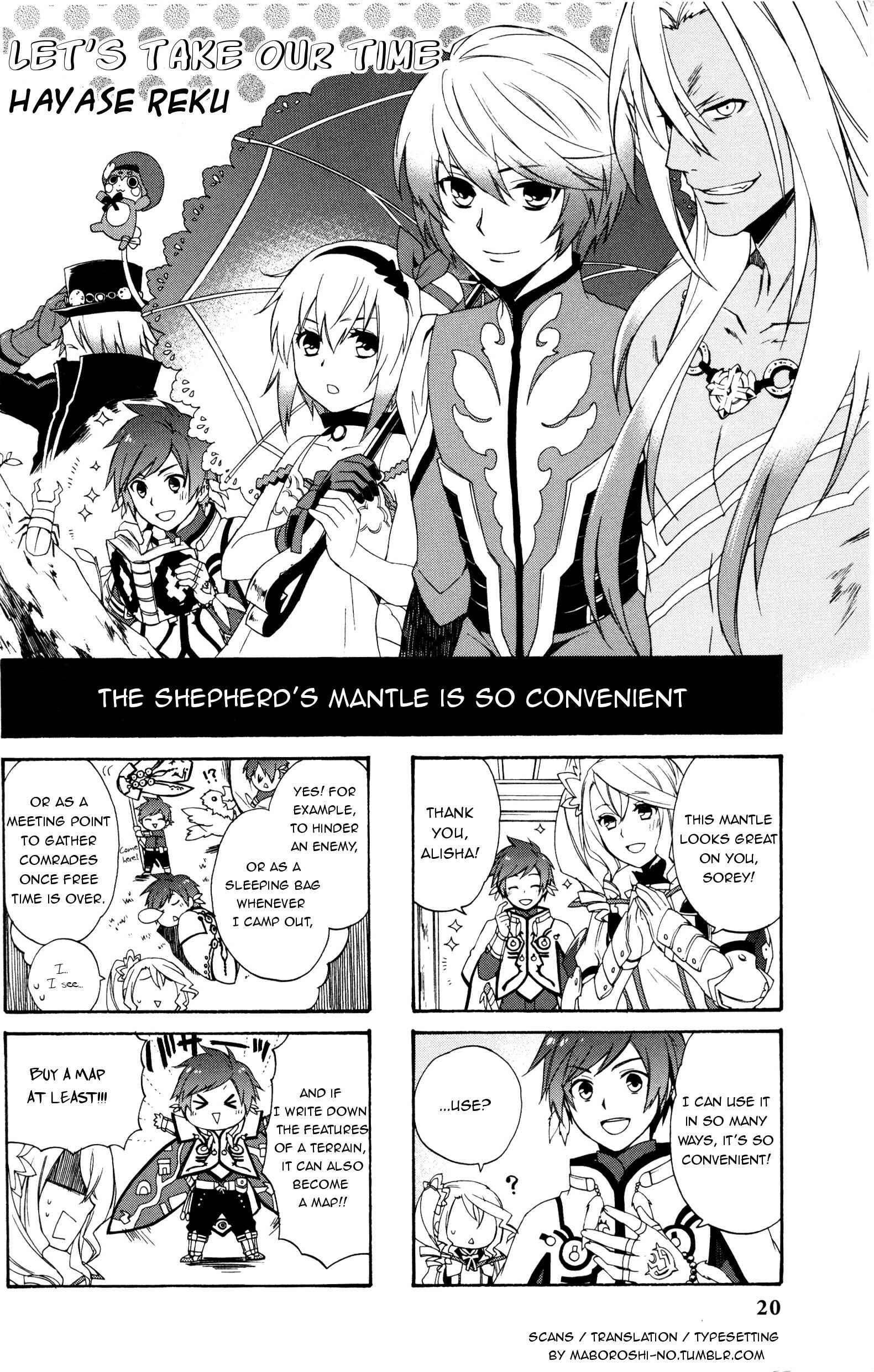 Page 1 Chapter 3 Tales of Zestiria 4koma Kings