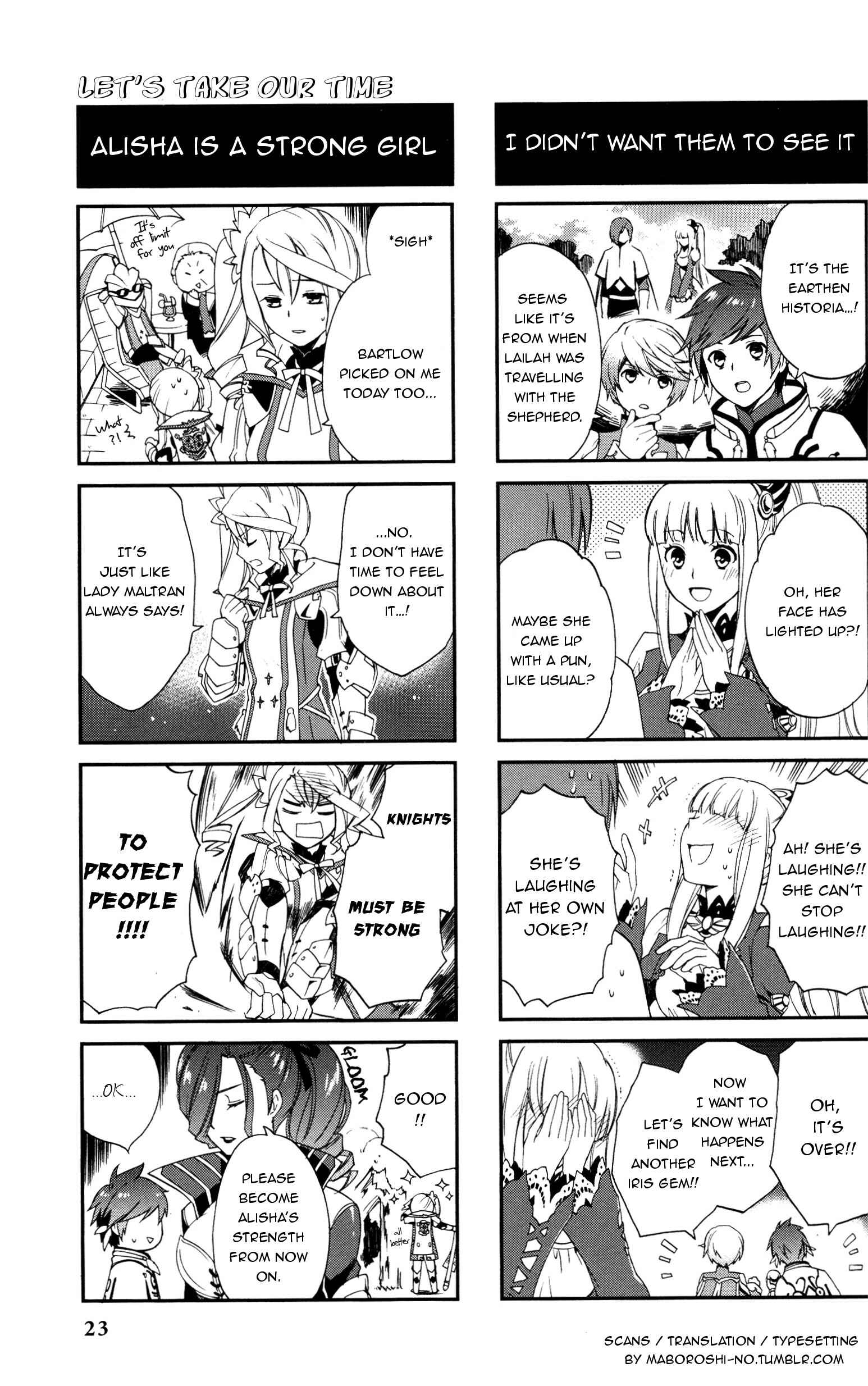 Page 4 Chapter 3 Tales of Zestiria 4koma Kings