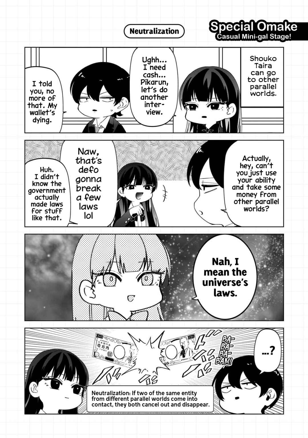 Page 8 Chapter 9.5 Shiretto Sugee Koto Itteru Gal. - Shiritsu Paranomaru Koukou no Nichijou