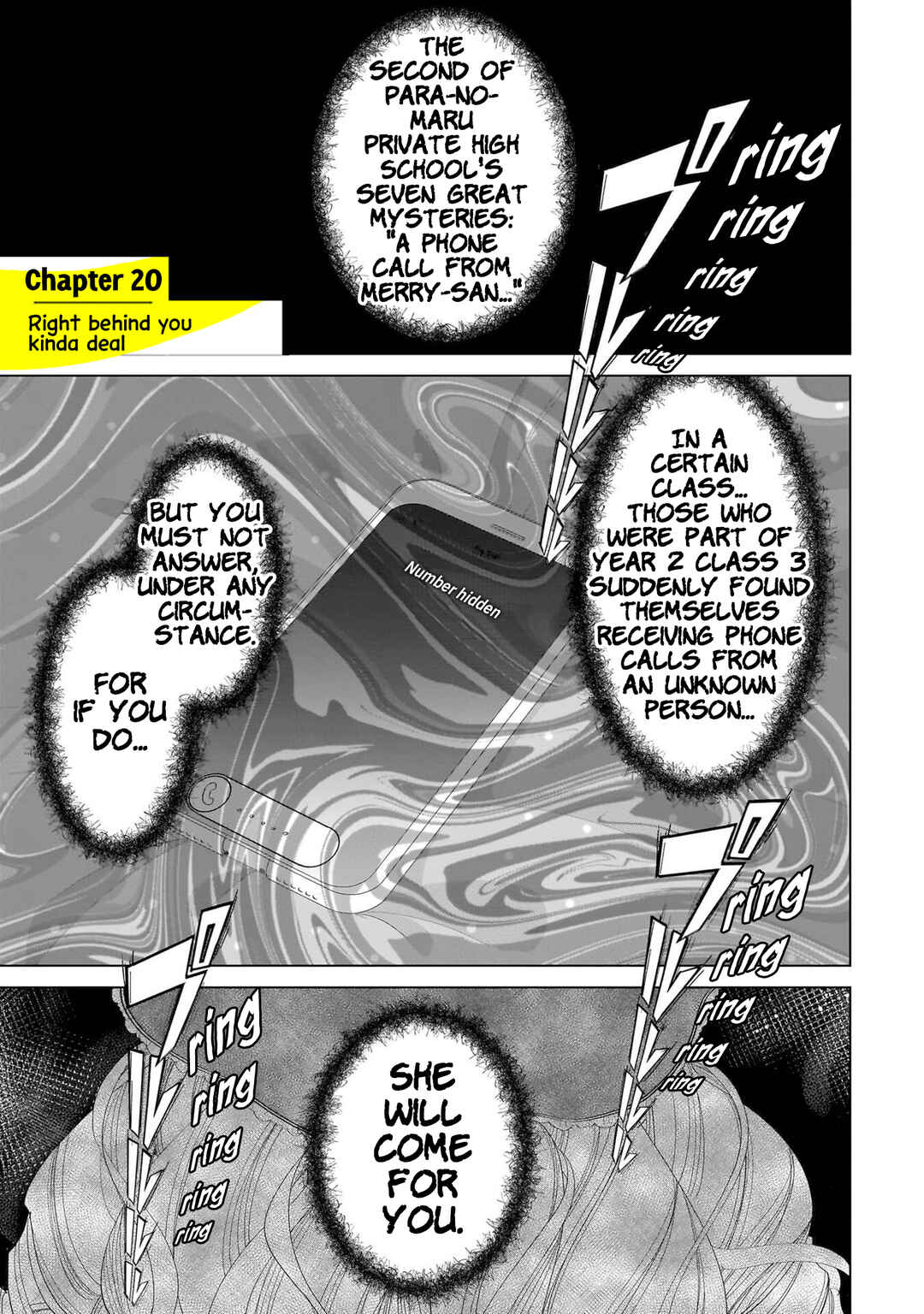 Page 1 Chapter 20 Shiretto Sugee Koto Itteru Gal. - Shiritsu Paranomaru Koukou no Nichijou