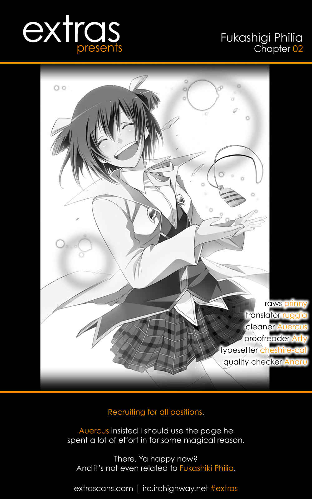 Page 1 Chapter 2 Fukashigi Philia