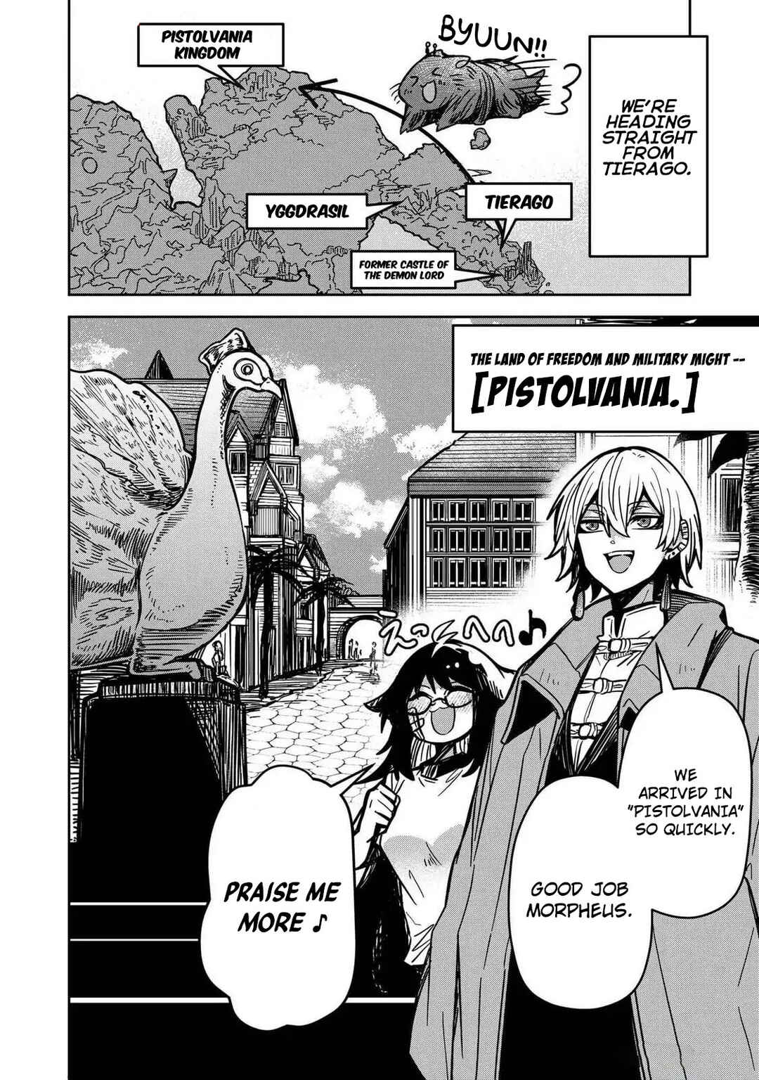 Page 4 Chapter 10 Goinkyo Maou-sama no Kaerizaki ~Totsujo Wakagaetta Sensendai Maou-sama wa Choppiri H na Nazo Bujutsu de Josondanpi no Sekai wo Heiteisuru~