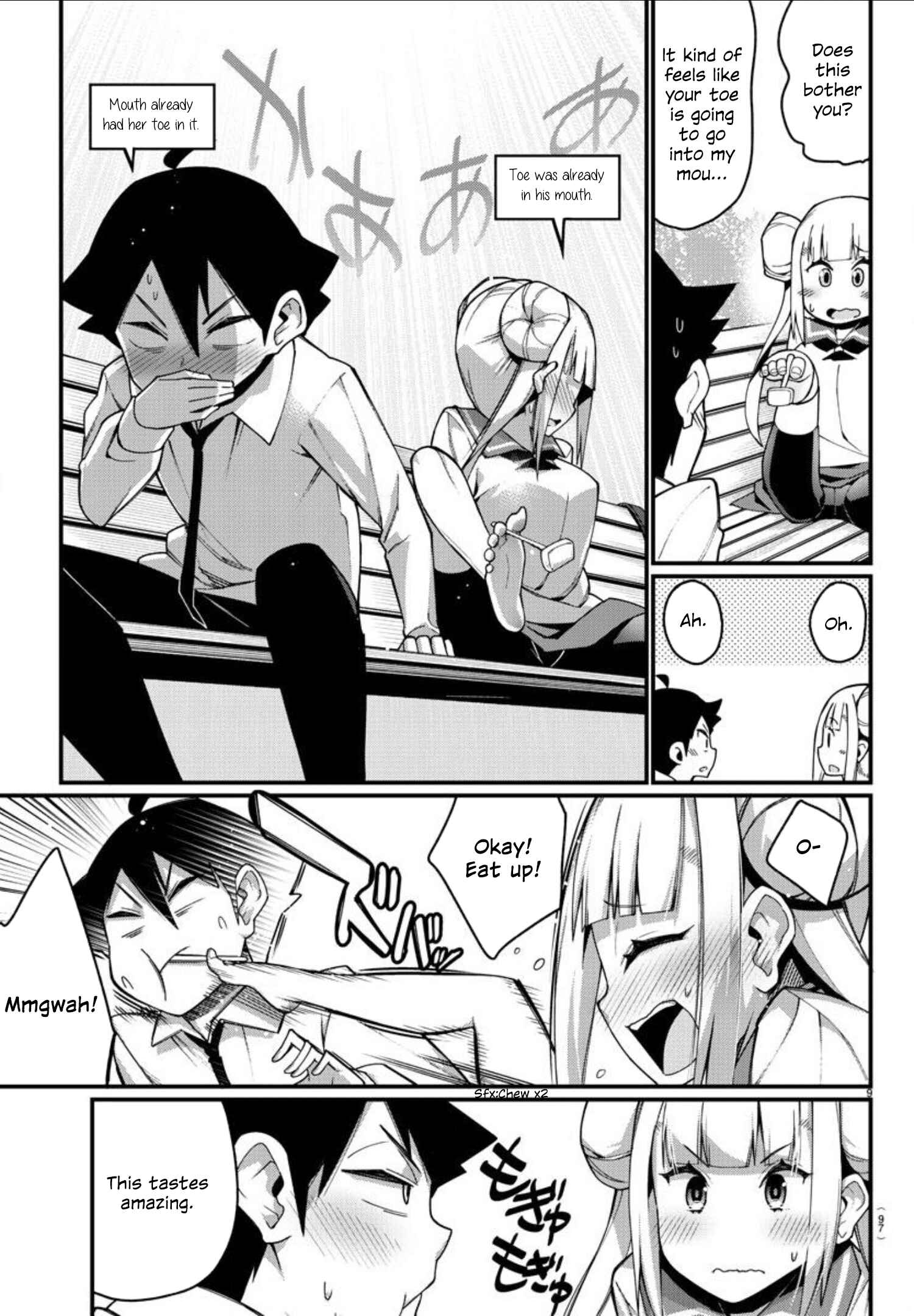 Page 9 Chapter 4 Ashi Gei Shoujo Komura-san