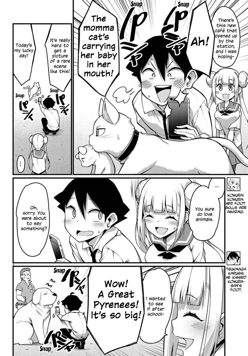 Page 4 Chapter 9 Ashi Gei Shoujo Komura-san