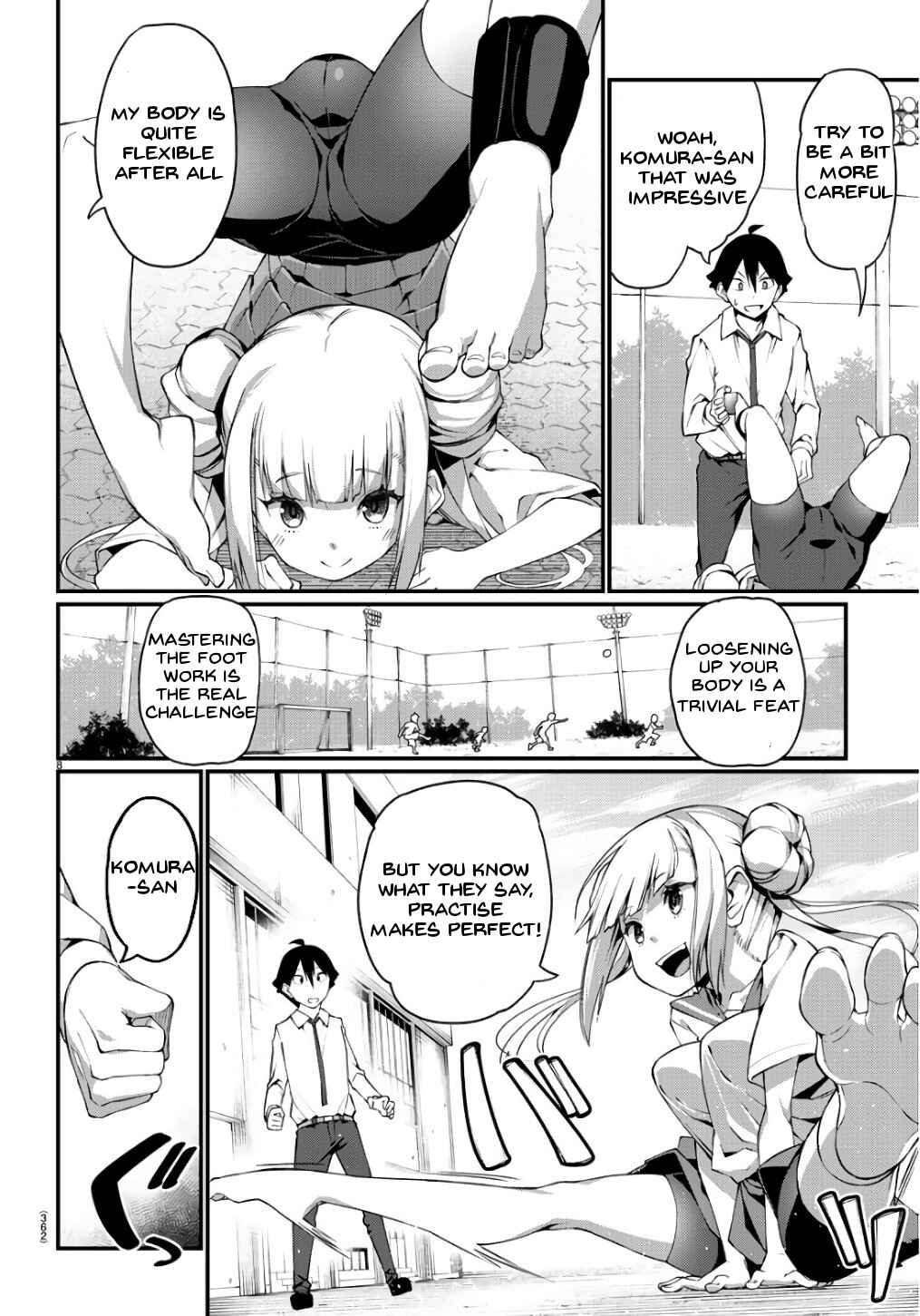 Page 8 Chapter Unknown_66ae Ashi Gei Shoujo Komura-san