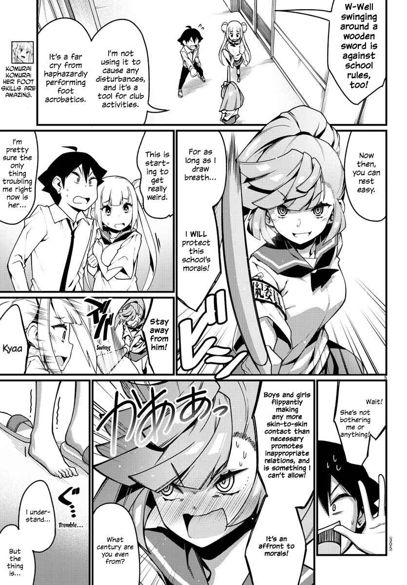 Page 5 Chapter 12 Ashi Gei Shoujo Komura-san