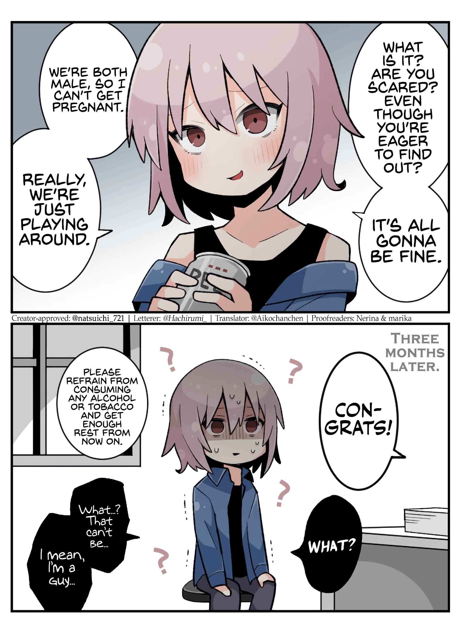 Page 1 Chapter Unknown_5a0f Congratulations, Femboy