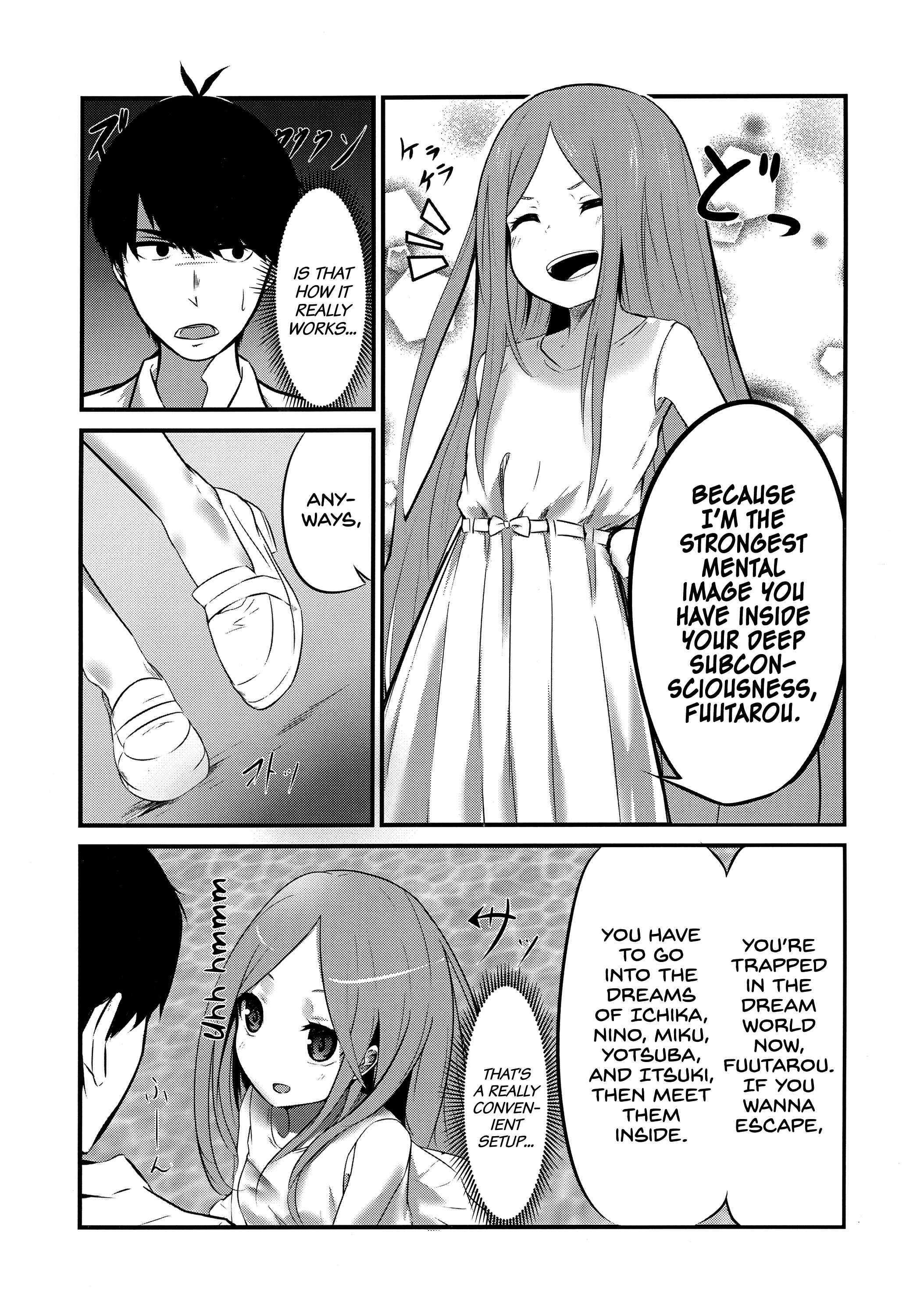 Page 9 Chapter Unknown_4e1f 5Toubun no Hanayome - The Quintuplets Cant Split Their Dream In Five Equal Parts (Doujinshi)