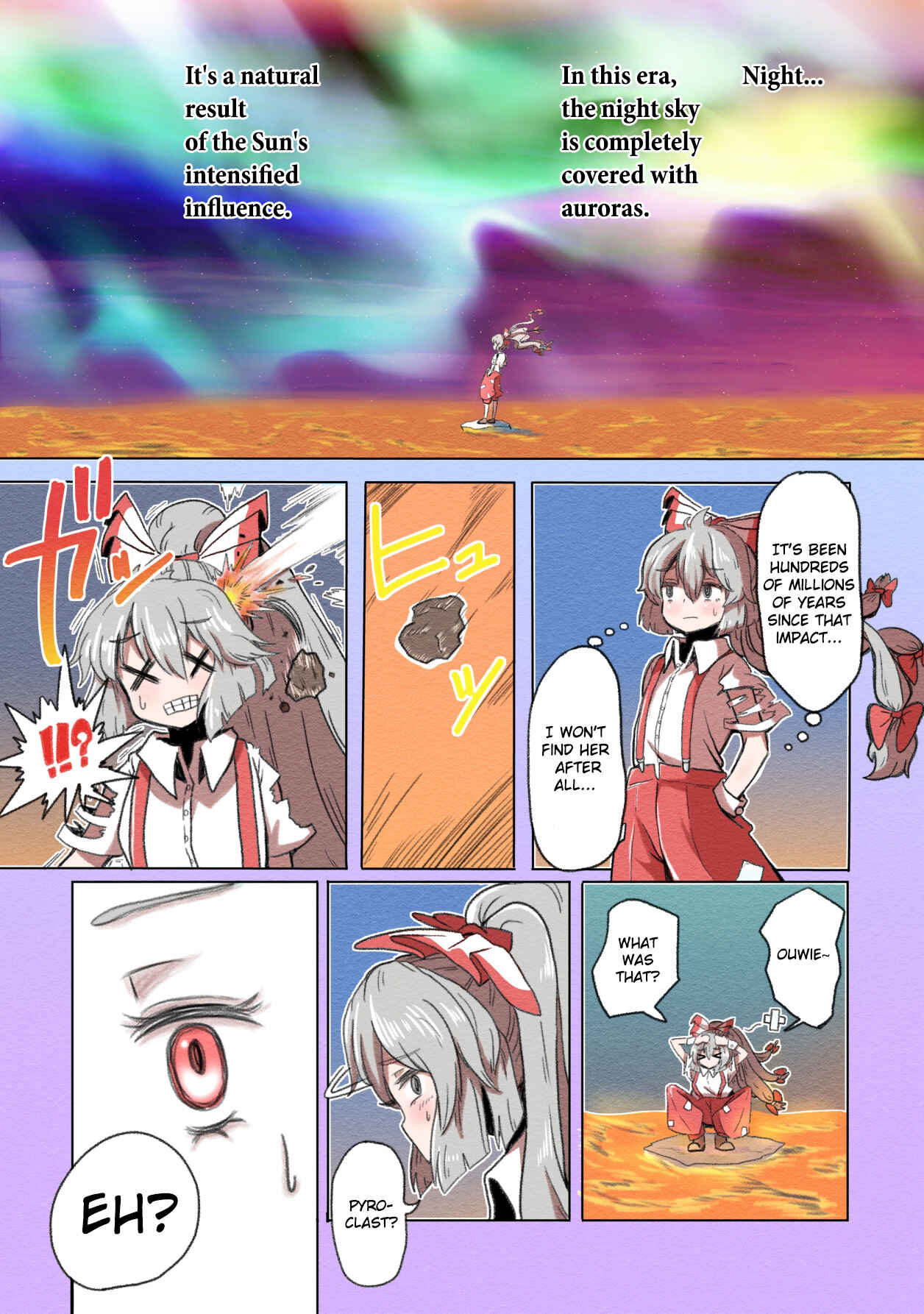 Page 1 Chapter 2 Touhou - The Immortal Who Saw the Death of The Universe (Doujinshi)