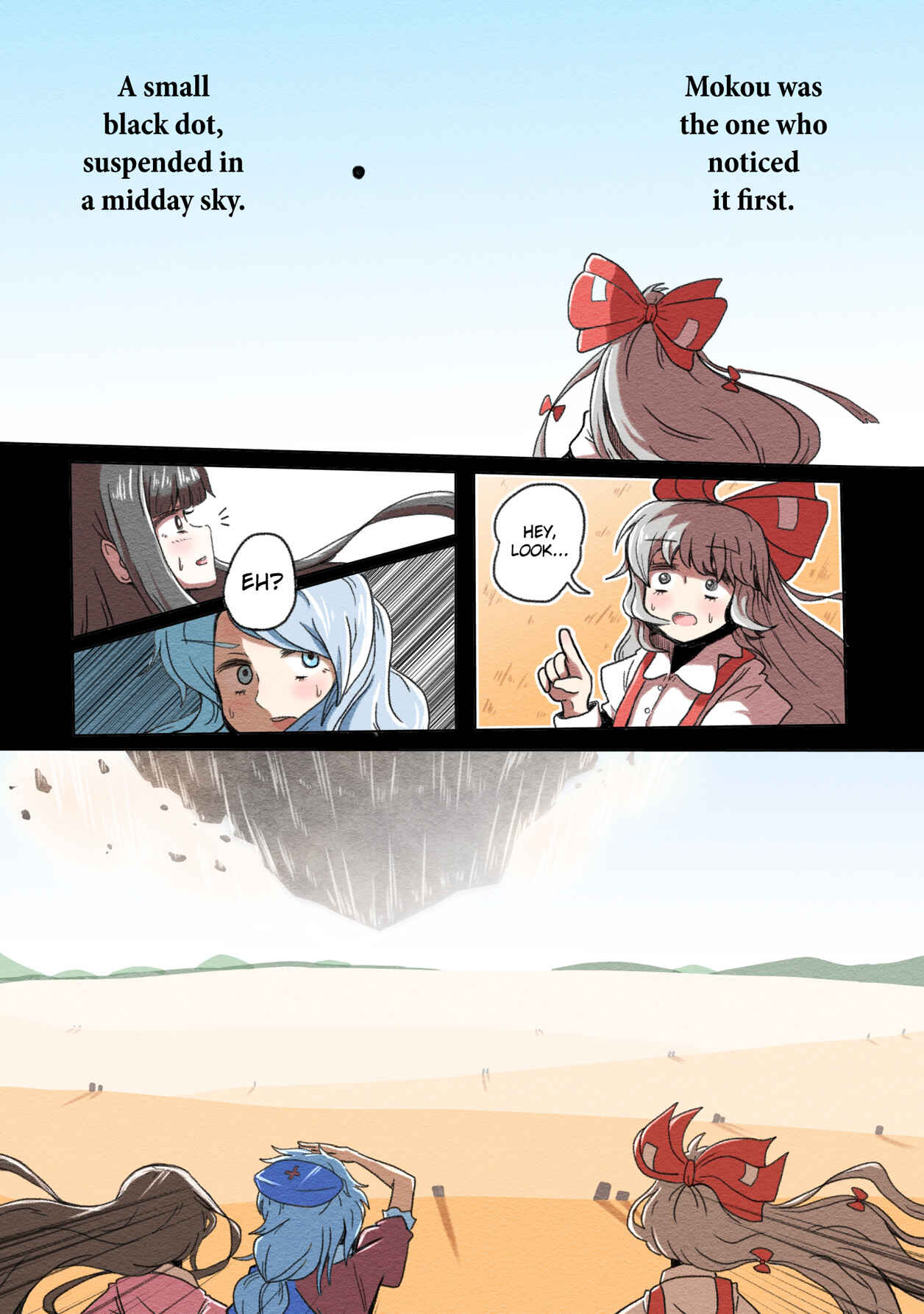 Page 12 Chapter 1 Touhou - The Immortal Who Saw the Death of The Universe (Doujinshi)