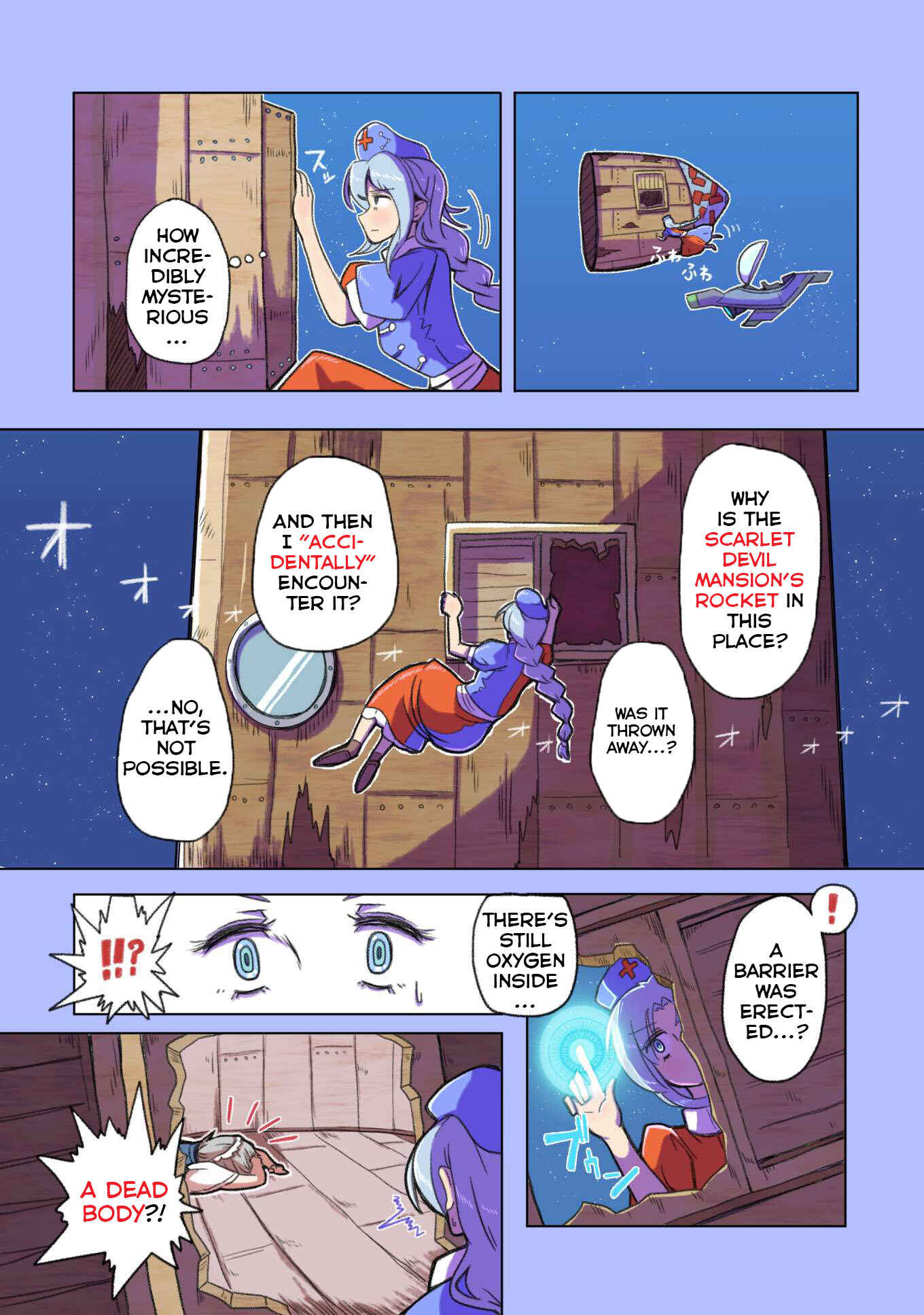 Page 22 Chapter 3 Touhou - The Immortal Who Saw the Death of The Universe (Doujinshi)