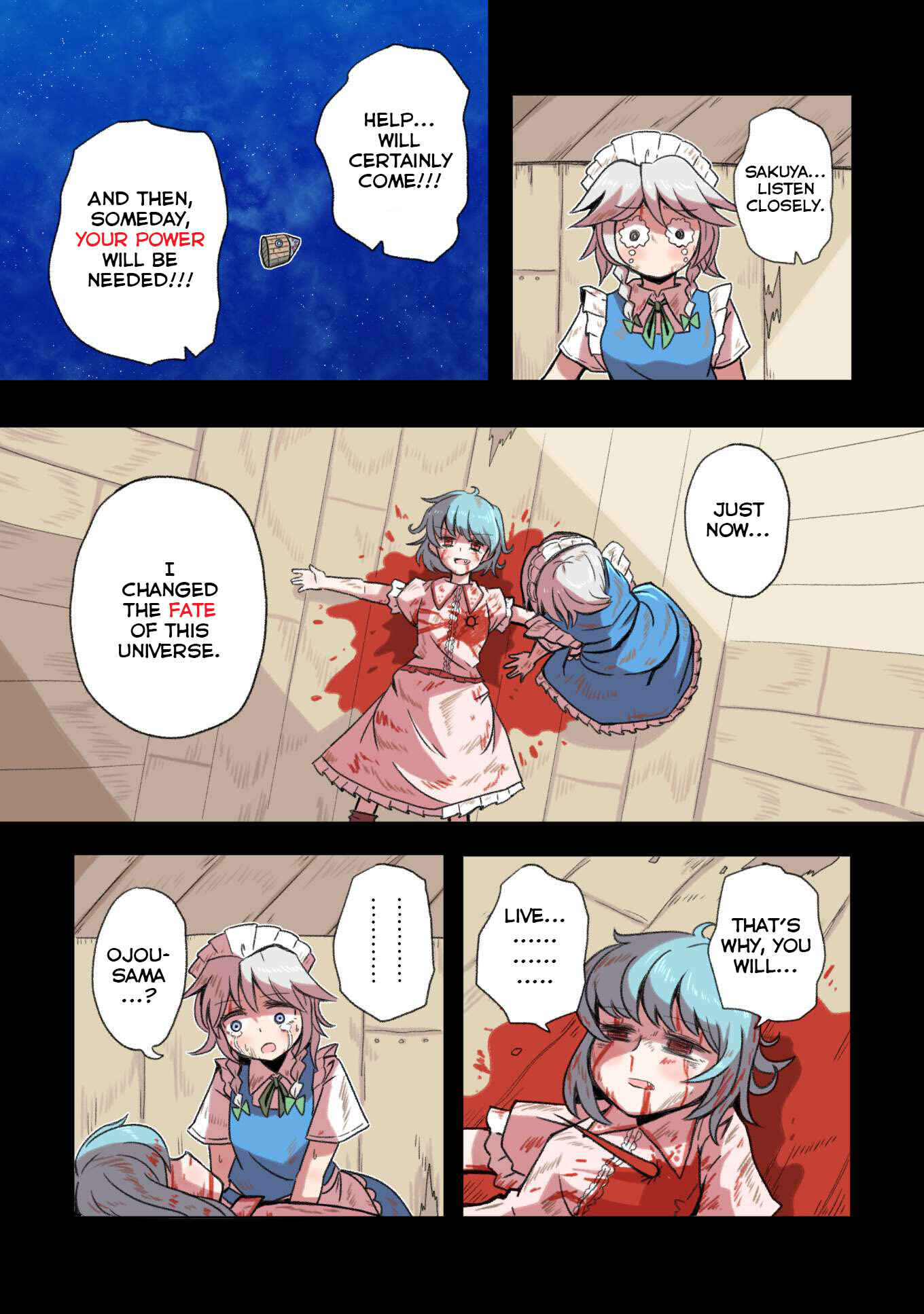 Page 36 Chapter 3 Touhou - The Immortal Who Saw the Death of The Universe (Doujinshi)