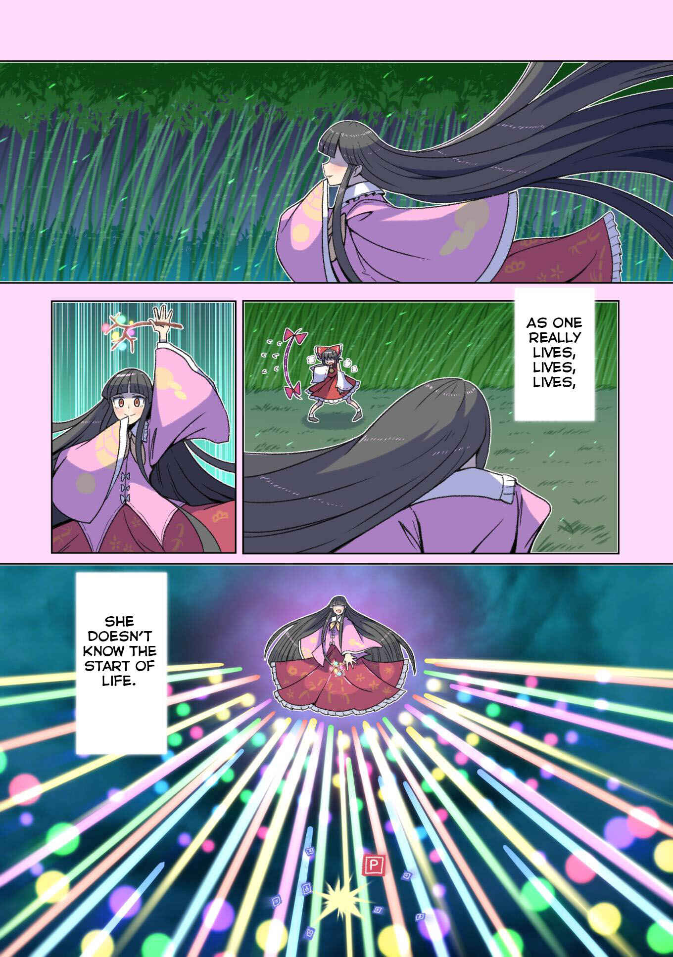 Page 72 Chapter 3 Touhou - The Immortal Who Saw the Death of The Universe (Doujinshi)