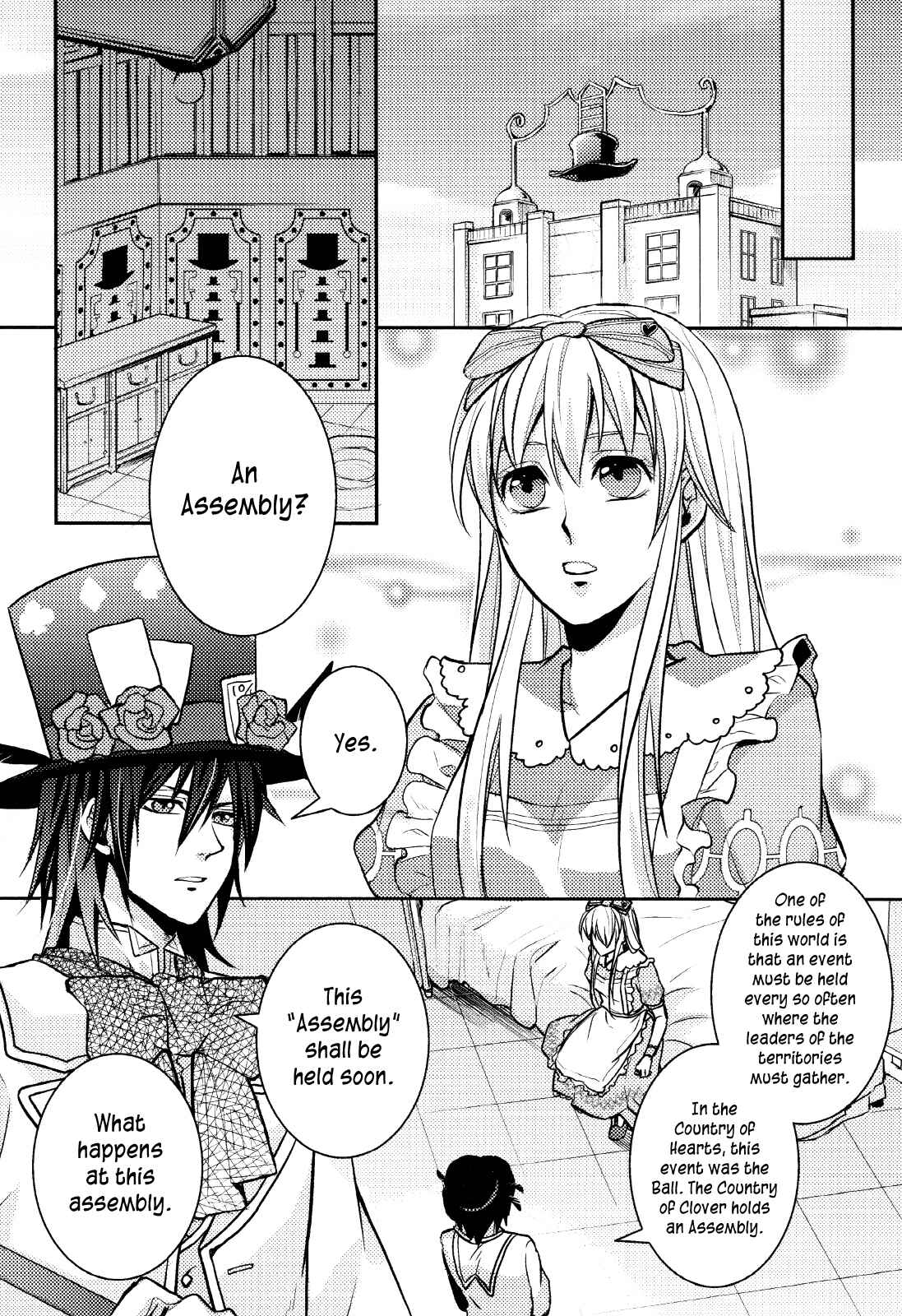 Page 1 Chapter 2 Clover no Kuni no Alice ~Sangatsu Usagi no Kakumei~