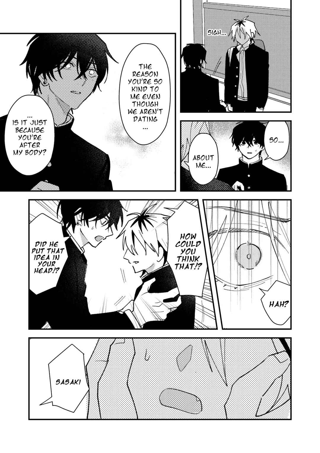 Page 4 Chapter 60 Dameo no Shiina-senpai to Yabao no Sasaki-kun