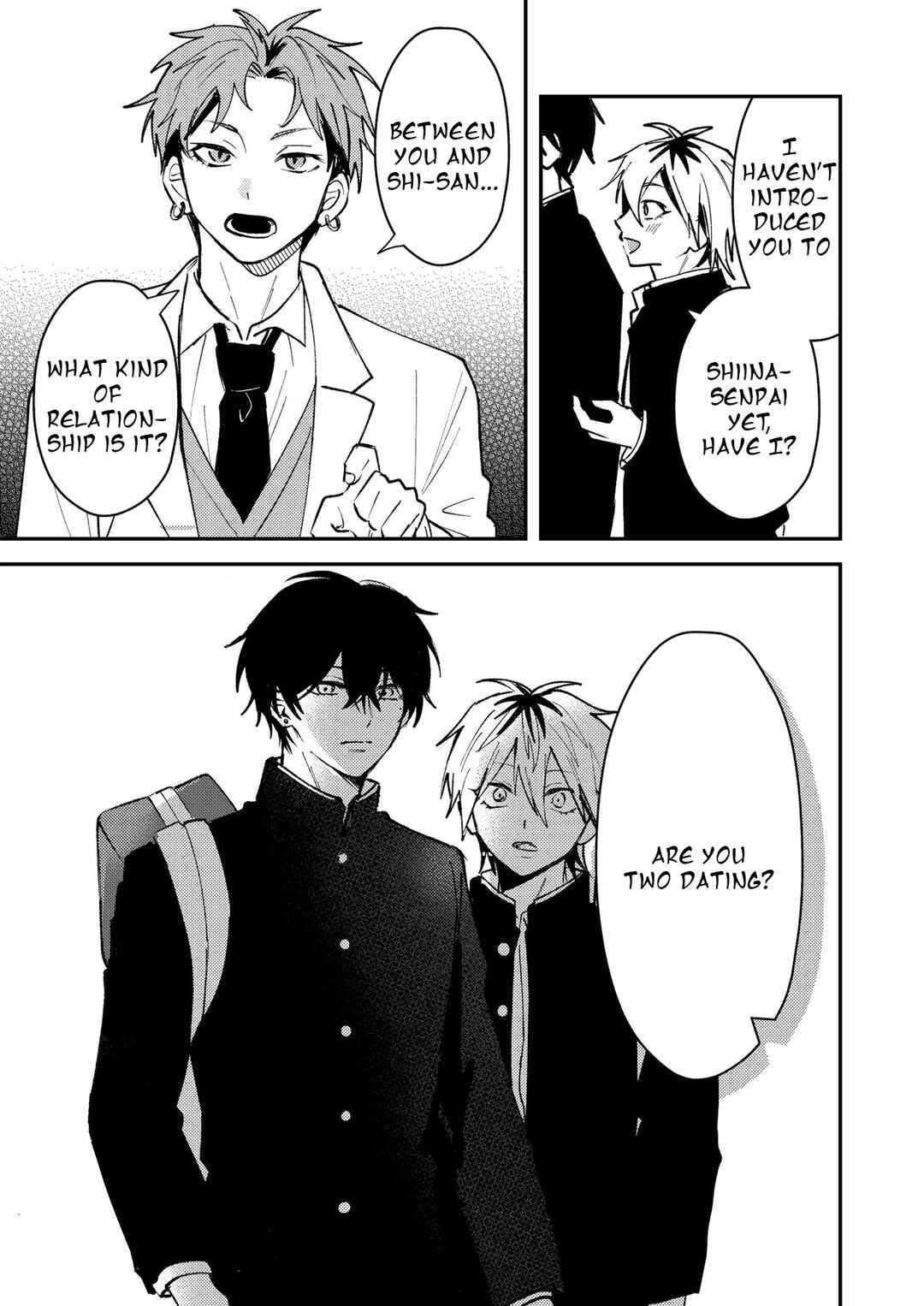 Page 8 Chapter 54 Dameo no Shiina-senpai to Yabao no Sasaki-kun