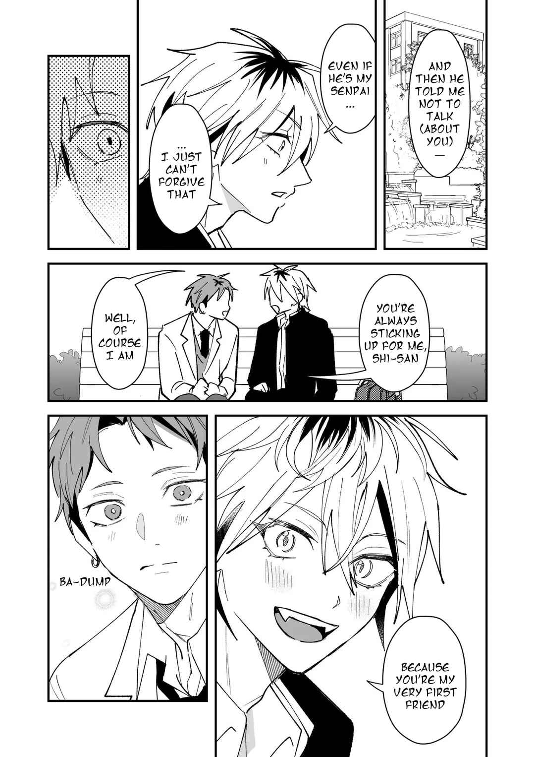 Page 4 Chapter 58 Dameo no Shiina-senpai to Yabao no Sasaki-kun