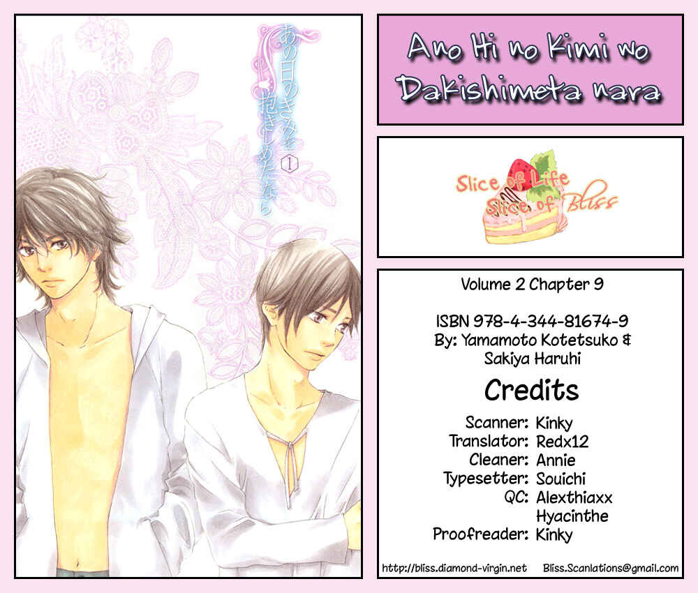 Page 1 Chapter 9 If Only I Held You That Day...