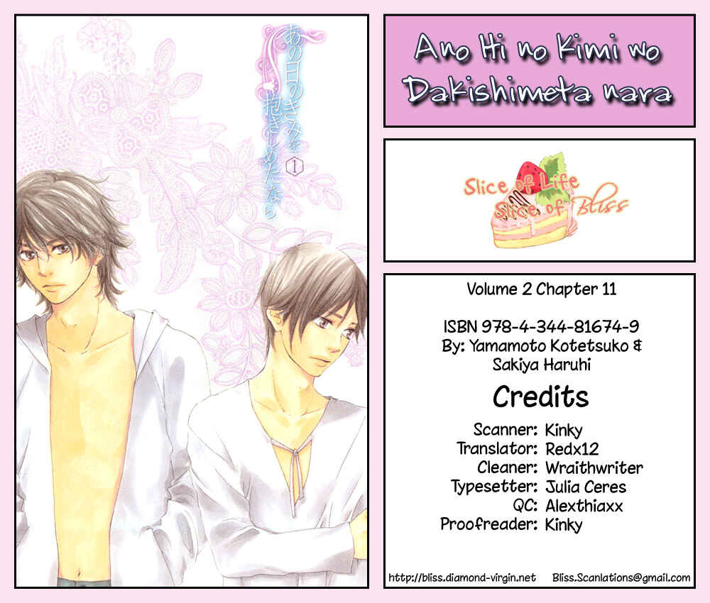 Page 1 Chapter 11 If Only I Held You That Day...