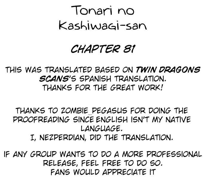 Page 25 Chapter 81 Tonari no Kashiwagi-san