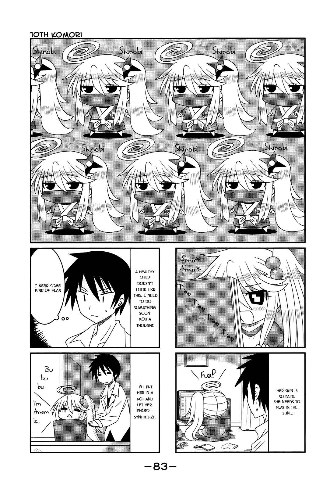 Page 1 Chapter 10 Komori-chan wa Yaruki o Dase