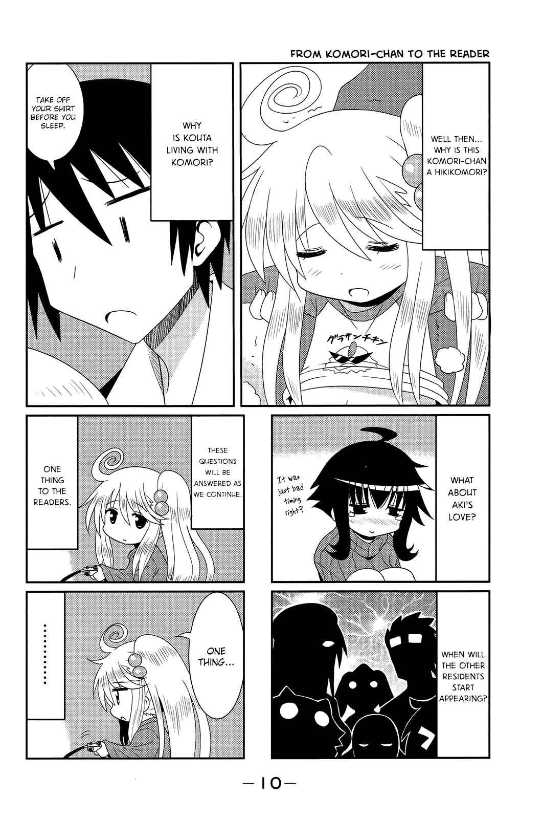 Page 10 Chapter 0 Komori-chan wa Yaruki o Dase