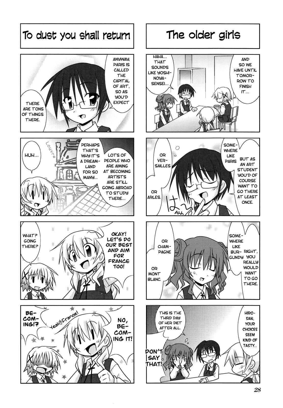 Page 4 Chapter 3 Hidamari Sketch Anthology Comic