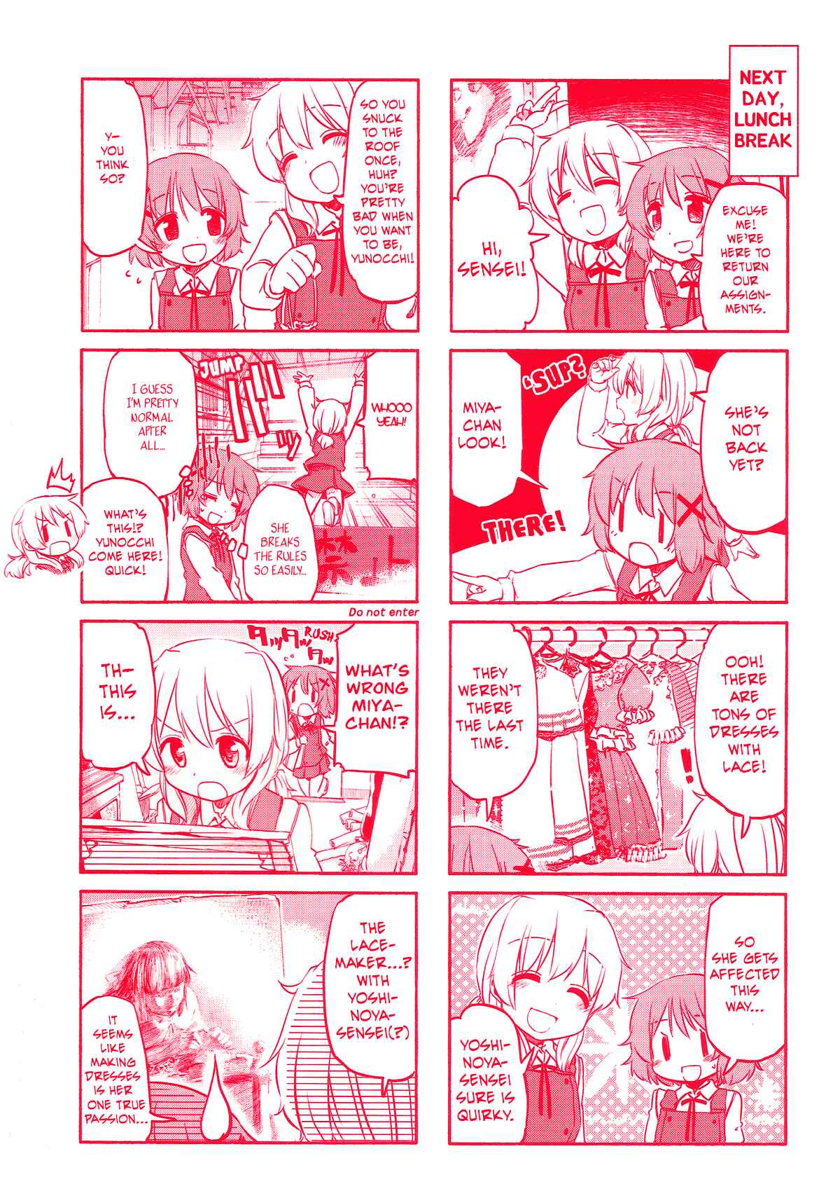 Page 4 Chapter 1 Hidamari Sketch Anthology Comic