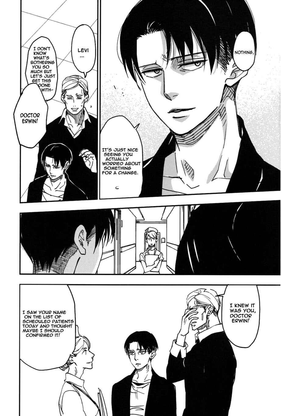 Page 13 Chapter Unknown_0178 Shingeki no Kyojin - Byouin e Ittekimashita (Doujinshi)