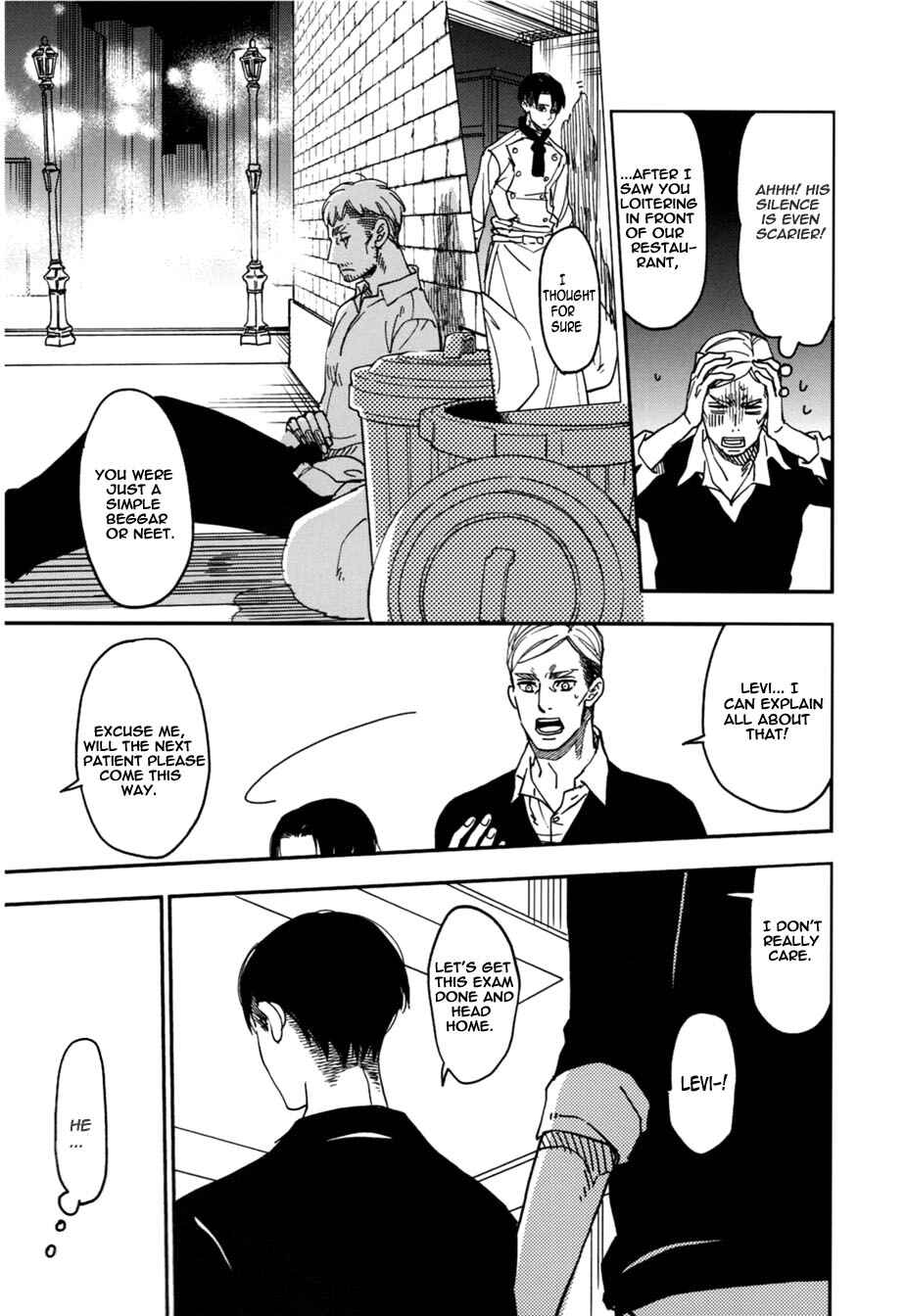 Page 16 Chapter Unknown_0178 Shingeki no Kyojin - Byouin e Ittekimashita (Doujinshi)